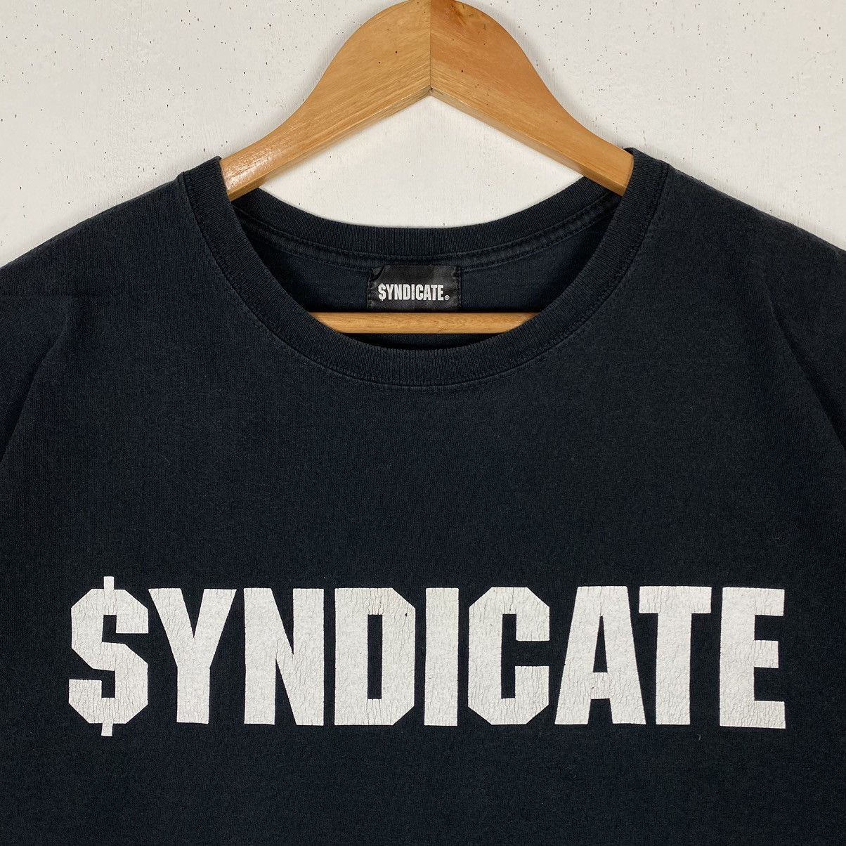 Rap Tees × Vintage RHYME SYNDICATE OG AMERICAN HIP HOP RECORDING LABEL TEE Size US L / EU 52-54 / 3 - 5 Thumbnail