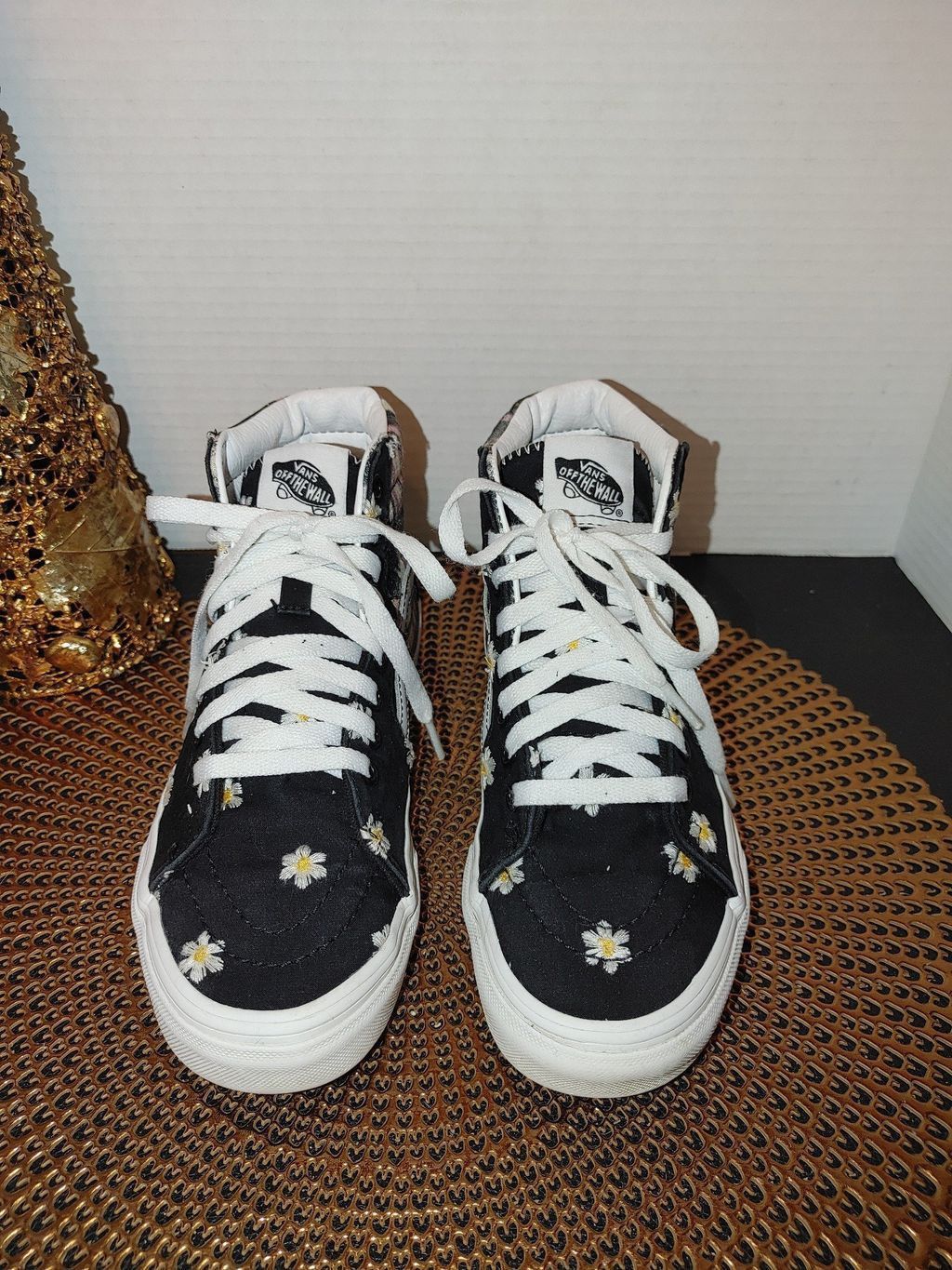 Vans VANS Sk8 Hi Floral Plaid Size 5.5 Size US 5.5 / IT 35.5 - 1 Thumbnail