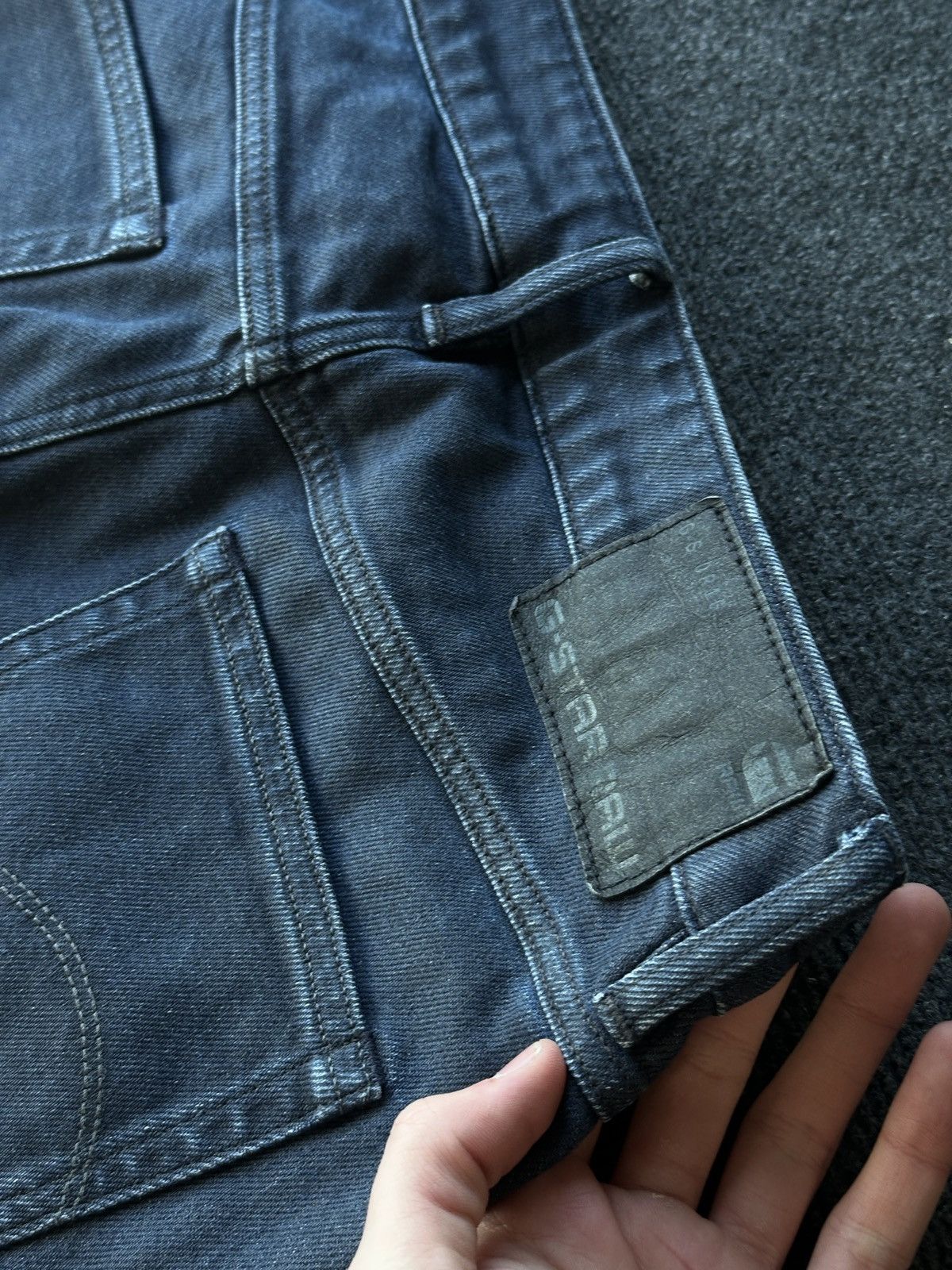 G-Star VNTG🚨G STAR RAW Jeans Washed Distressed Denim y2k Size 27" / US 4 / IT 40 - 10 Thumbnail