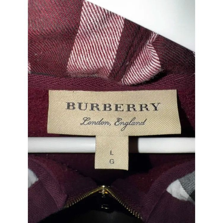 Burberry Burberry Check Zip Hoodie Size US L / EU 52-54 / 3 - 6 Thumbnail
