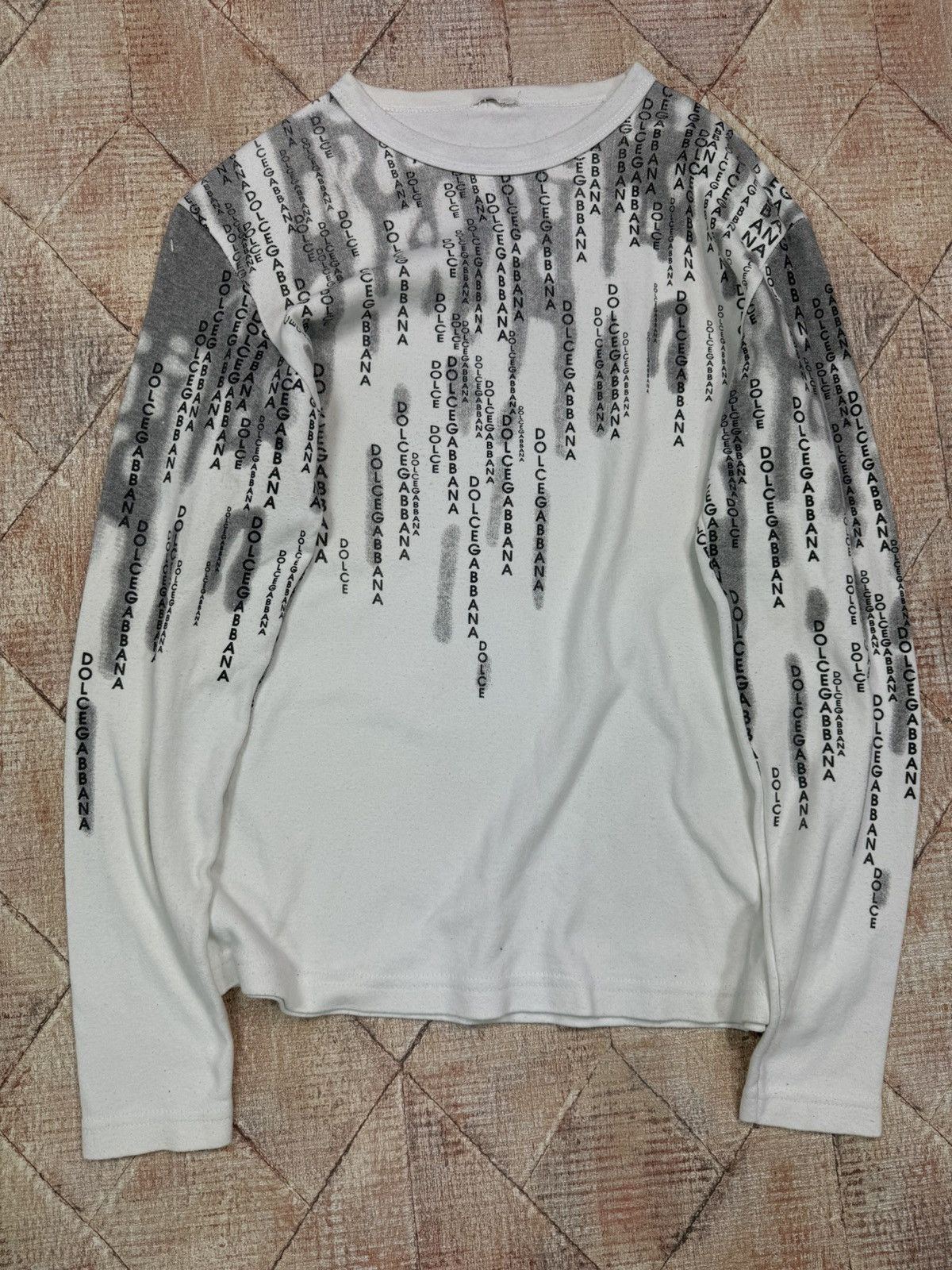 Vintage D&G Monogram Longsleeve Tshirt y2k swag vintage 90s Size US M / EU 48-50 / 2 - 11 Thumbnail
