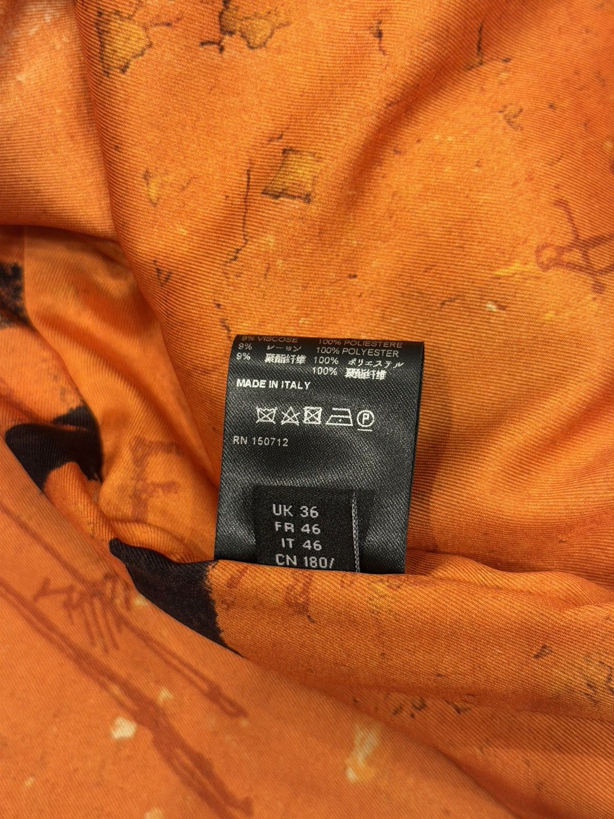 Amiri Amiri Jacket with Orange Print Size US S / EU 44-46 / 1 - 7 Thumbnail