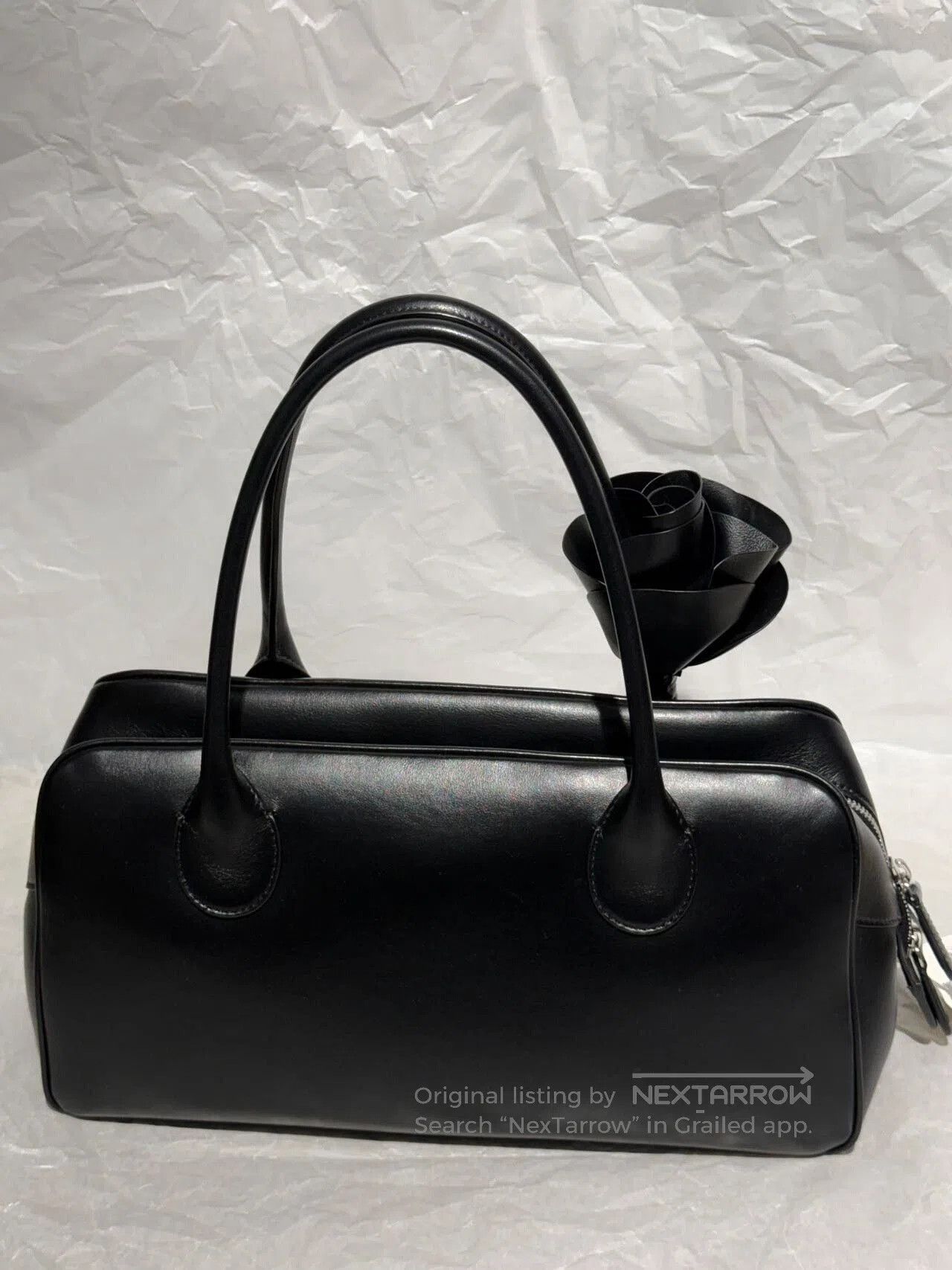 Magda Butrym Magda Butrym Black Bowling Bag. Size ONE SIZE - 4 Thumbnail