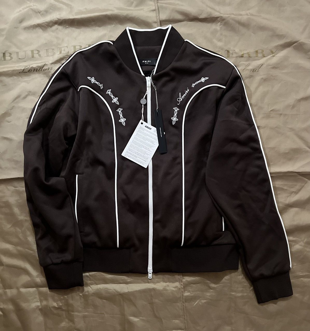 Amiri AMIRI Western Logo-embroidered Track Jacket size 50 $1500 Size US M / EU 48-50 / 2 - 1 Thumbnail