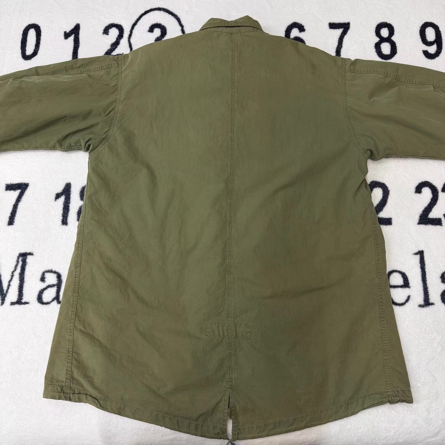 Descendant DESCENDANT Quilted Washed Olive Green Jacket Q10 Size US XL / EU 56 / 4 - 4 Thumbnail