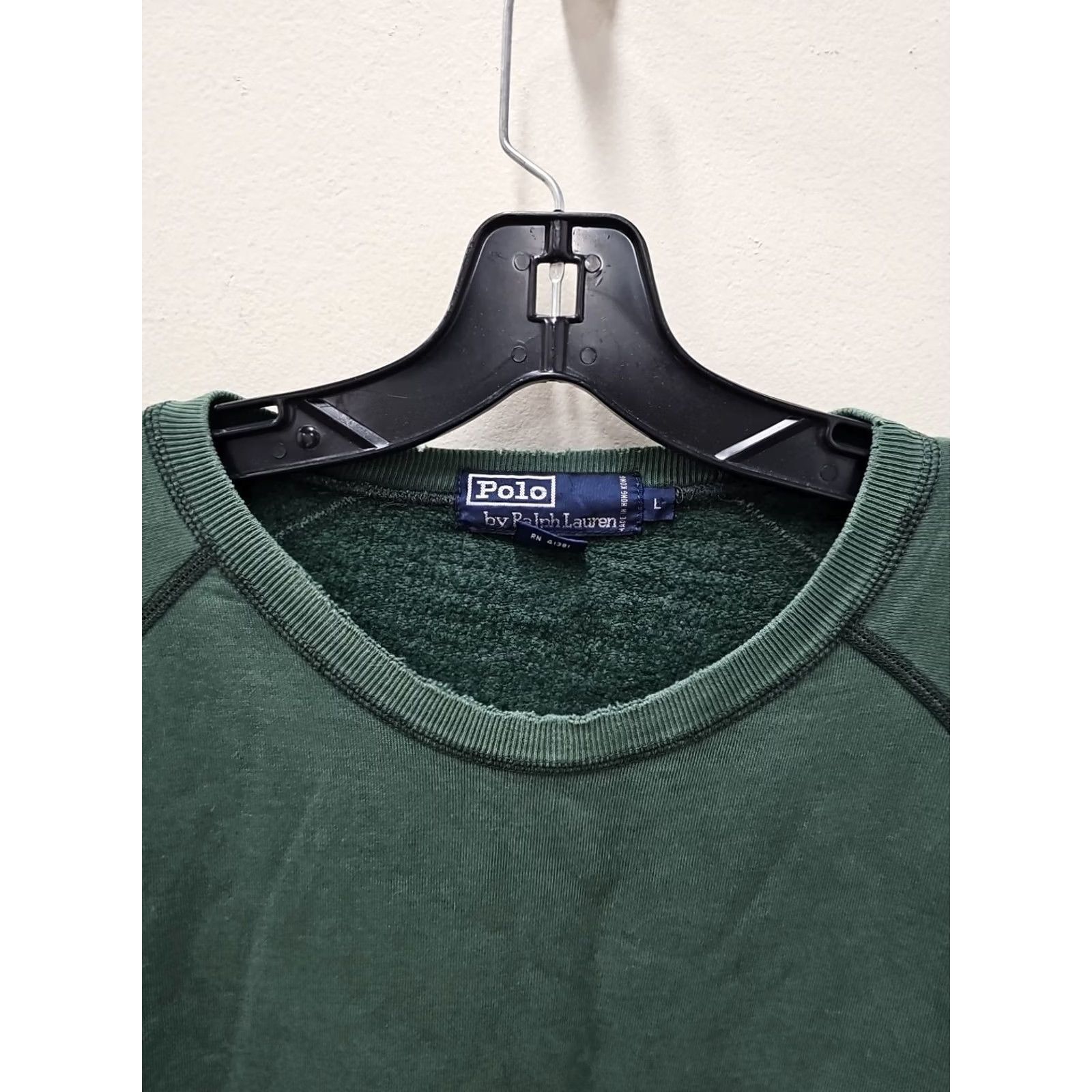 Polo Ralph Lauren VINTAGE Polo Ralph Lauren Sweatshirt Crewneck Men’s Large Green 90s Logo Polo Ralph Lauren Embroidered Pony Crew Neck Pullover Size US L / EU 52-54 / 3 - 2 Thumbnail