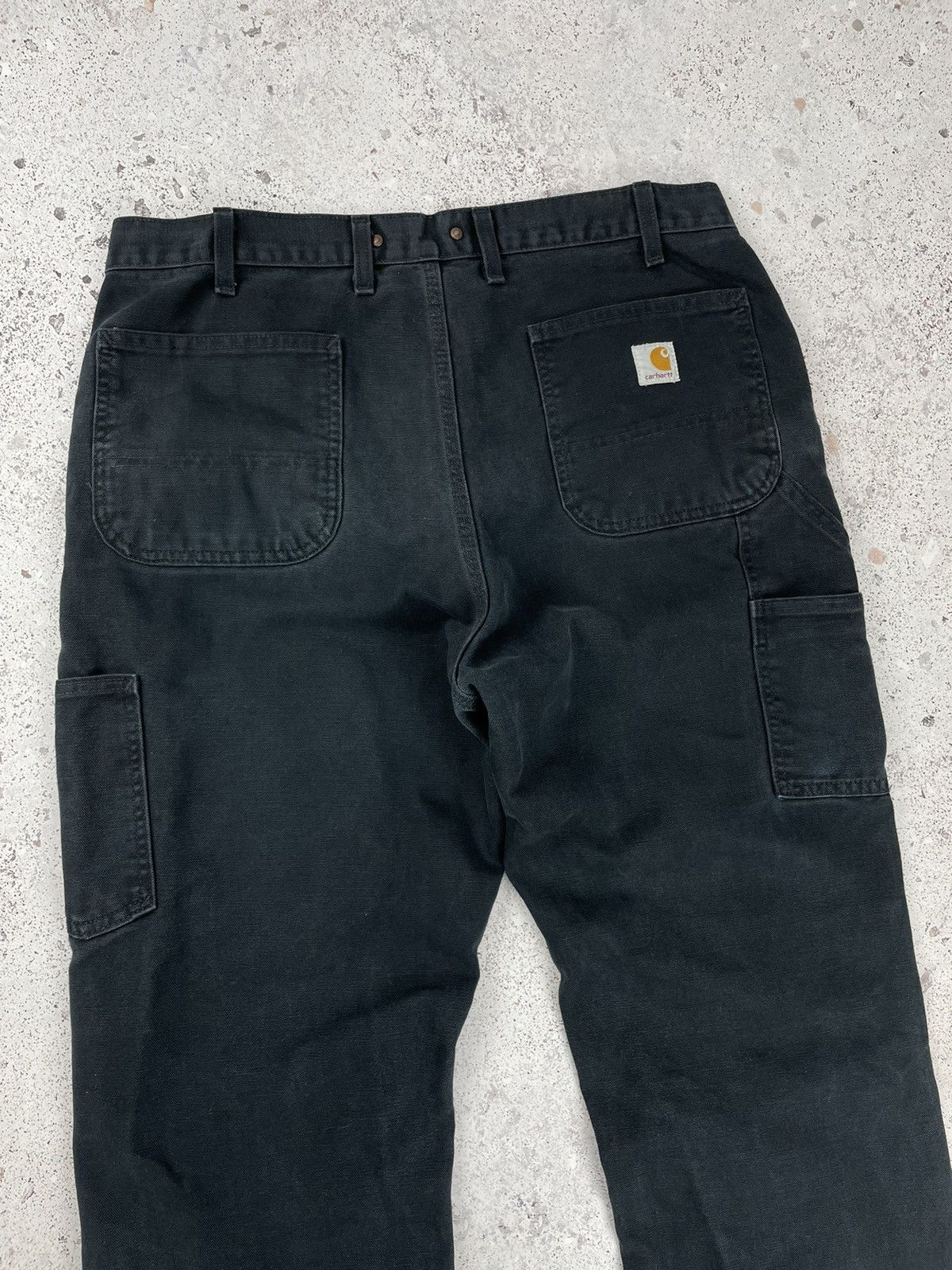 Carhartt × Vintage Vintage Carhartt Washed Duck Work Dungaree Double Knee Pants Size US 34 / EU 50 - 8 Thumbnail