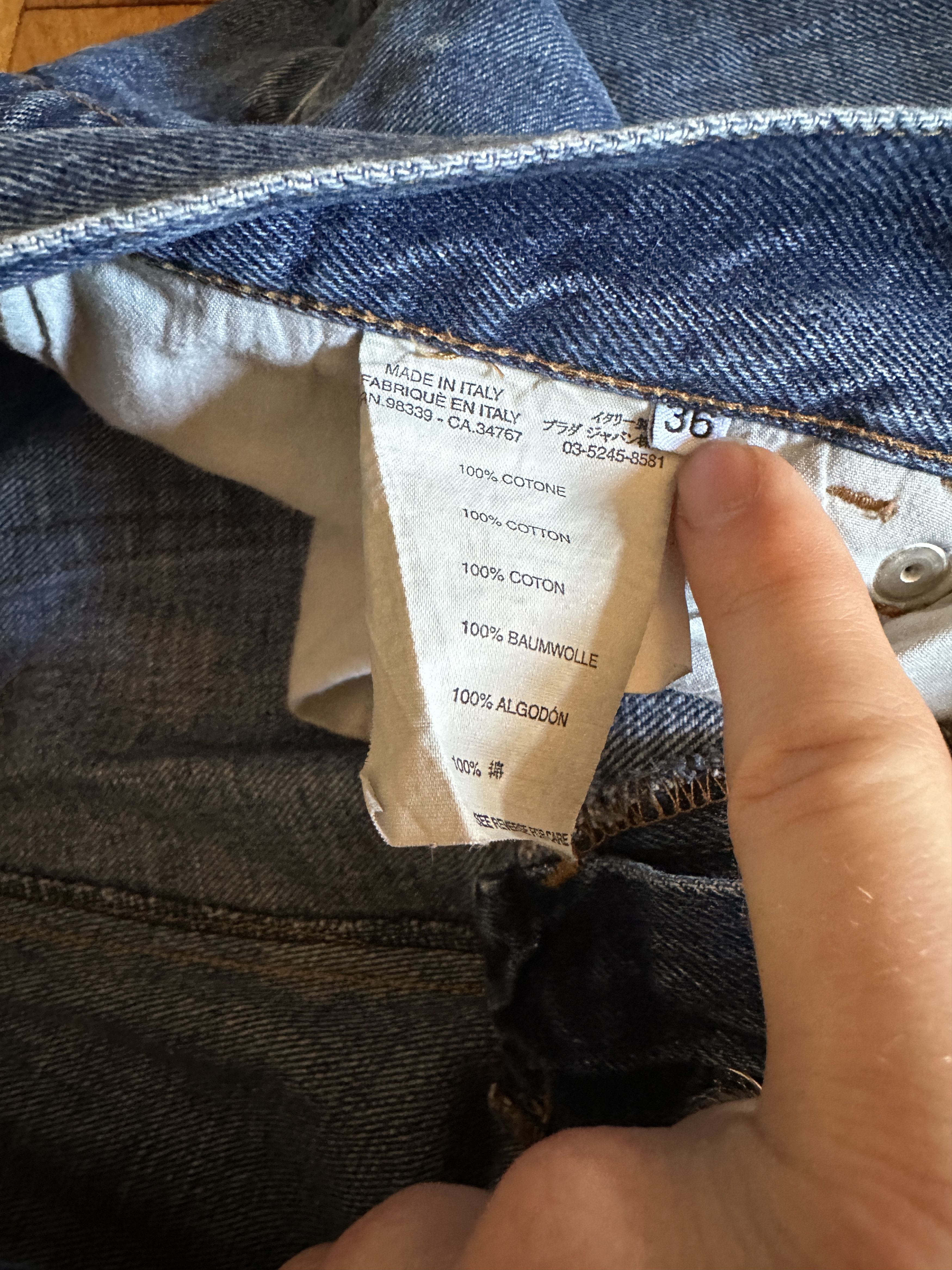 Prada prada jeans Size US 36 / EU 52 - 2 Thumbnail