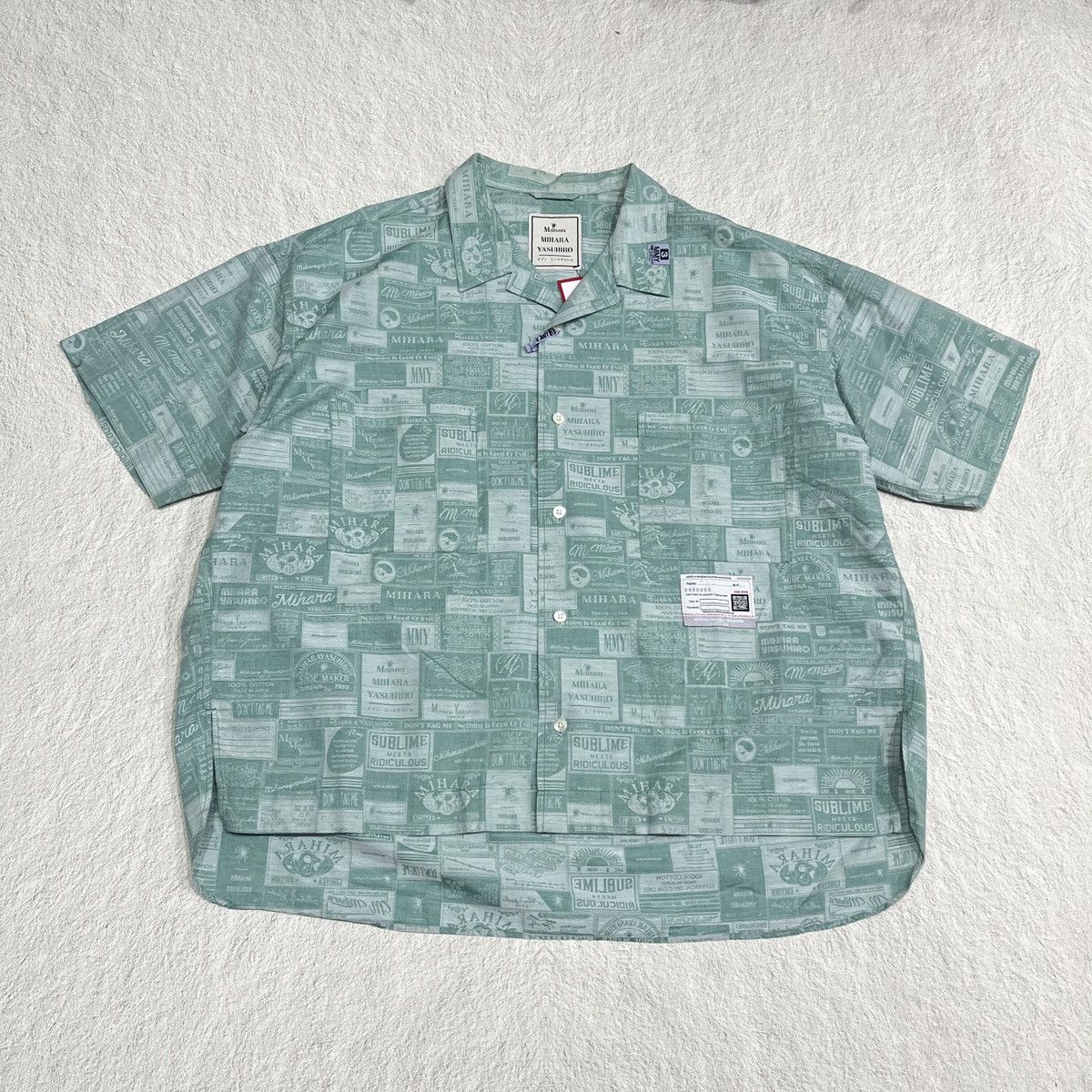 Maison MIHARA YASUHIRO Maison Mihara Yasuhiro MMY Jacquard Classic Pattern Shirt Size US XXL / EU 58 / 5 - 1 Thumbnail