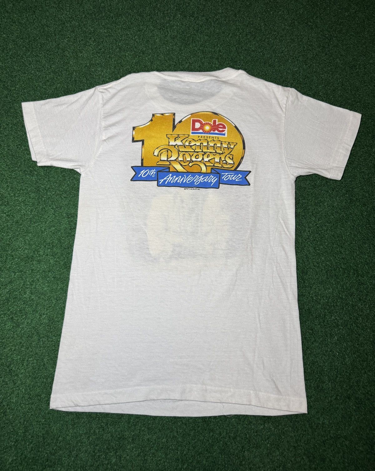 Band Tees Vtg 80s Dole Presents Kenny Rogers 10th Anniversary T Shirt Size US M / EU 48-50 / 2 - 3 Thumbnail