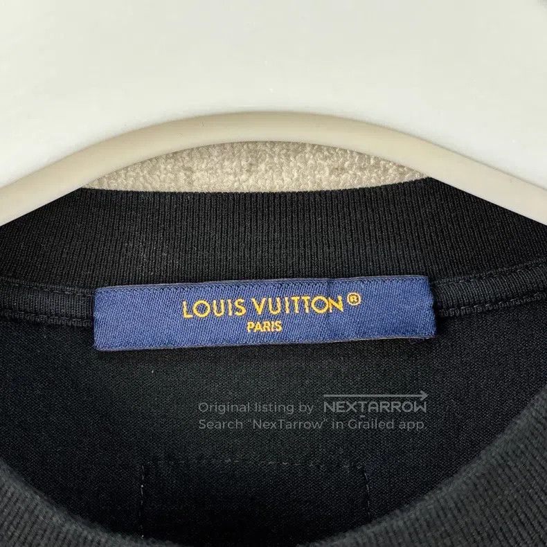 Louis Vuitton Louis Vuitton SS25 embroidered monogram logo round neck sh Size US S / EU 44-46 / 1 - 4 Thumbnail
