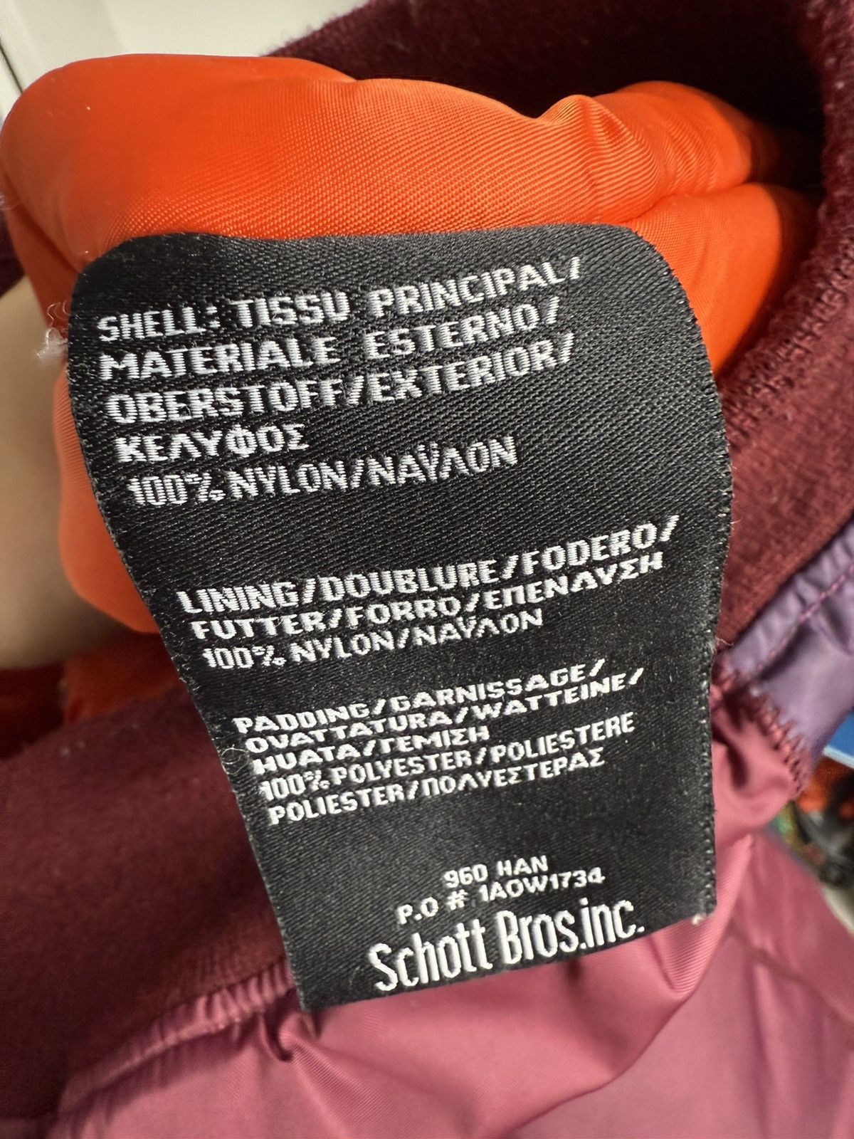 Han Kjobenhavn × Schott Schott x Han Kjøbenhavn patchwork MA-1 military bomber jacket Size US L / EU 52-54 / 3 - 7 Thumbnail