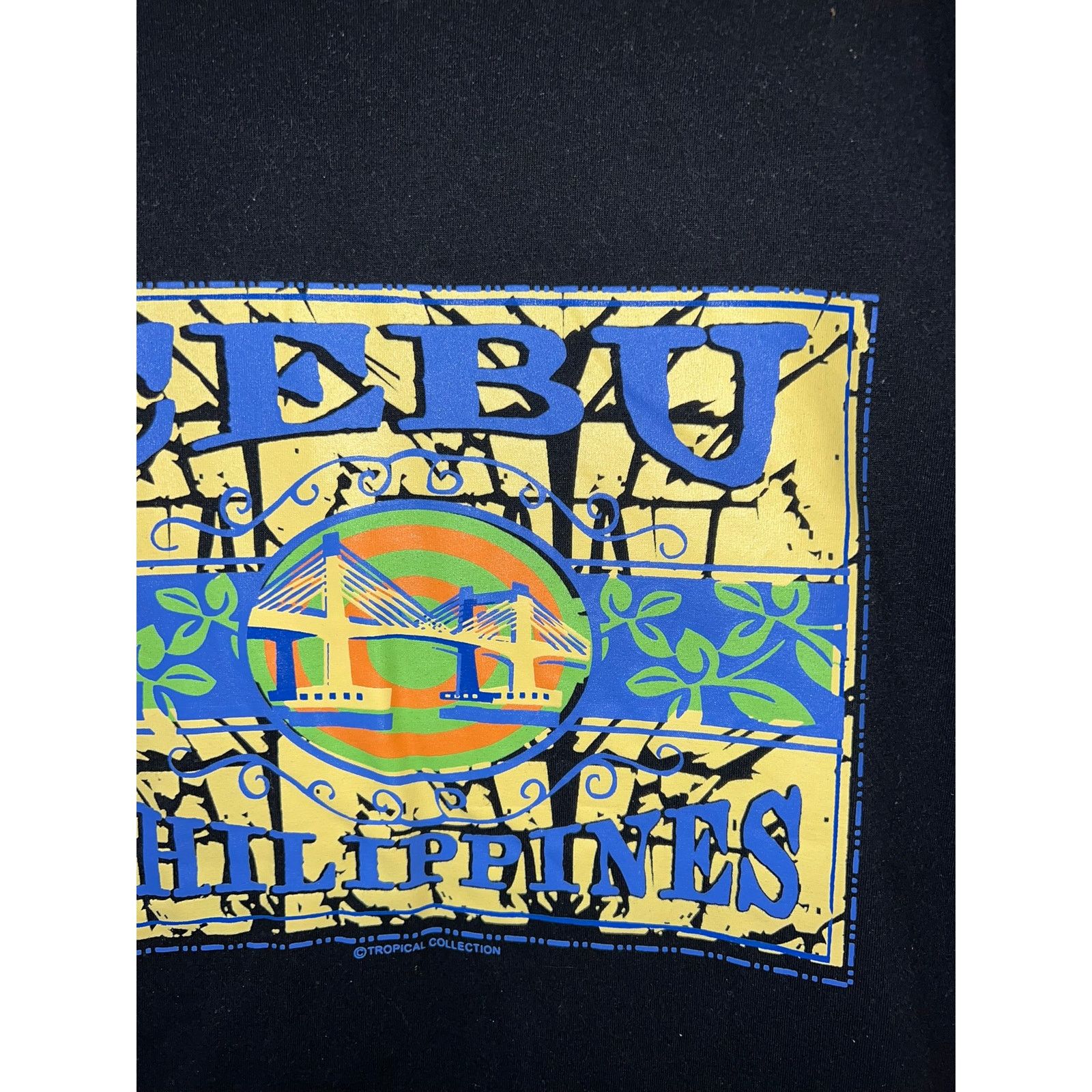 Vintage Vintage Cebu Philippines Shirt Graphic Black Extra Large Tee Size US L / EU 52-54 / 3 - 3 Thumbnail