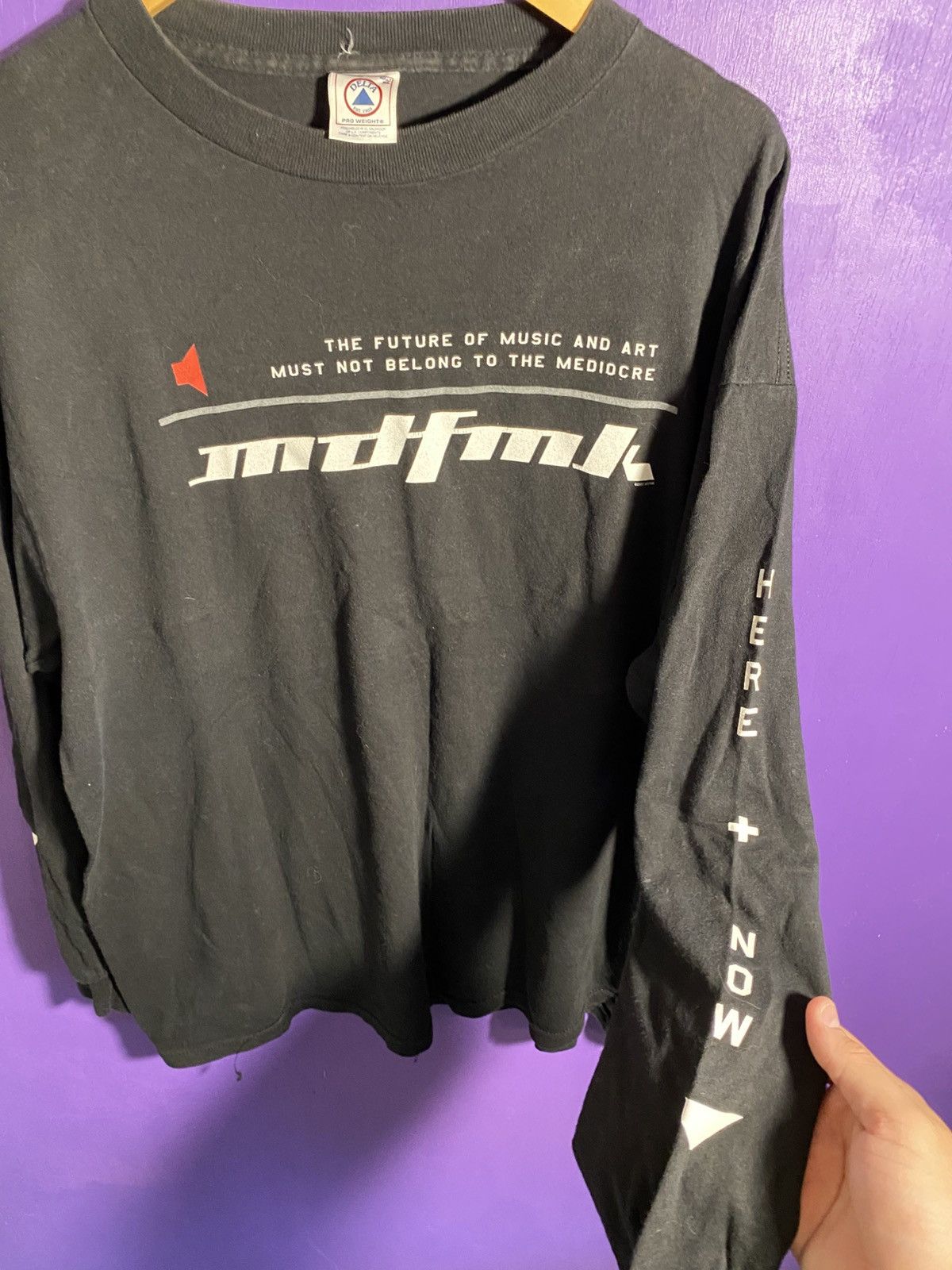 Band Tees Vintage 2000 MDFMK future of music long-sleeve Size US XL / EU 56 / 4 - 3 Thumbnail