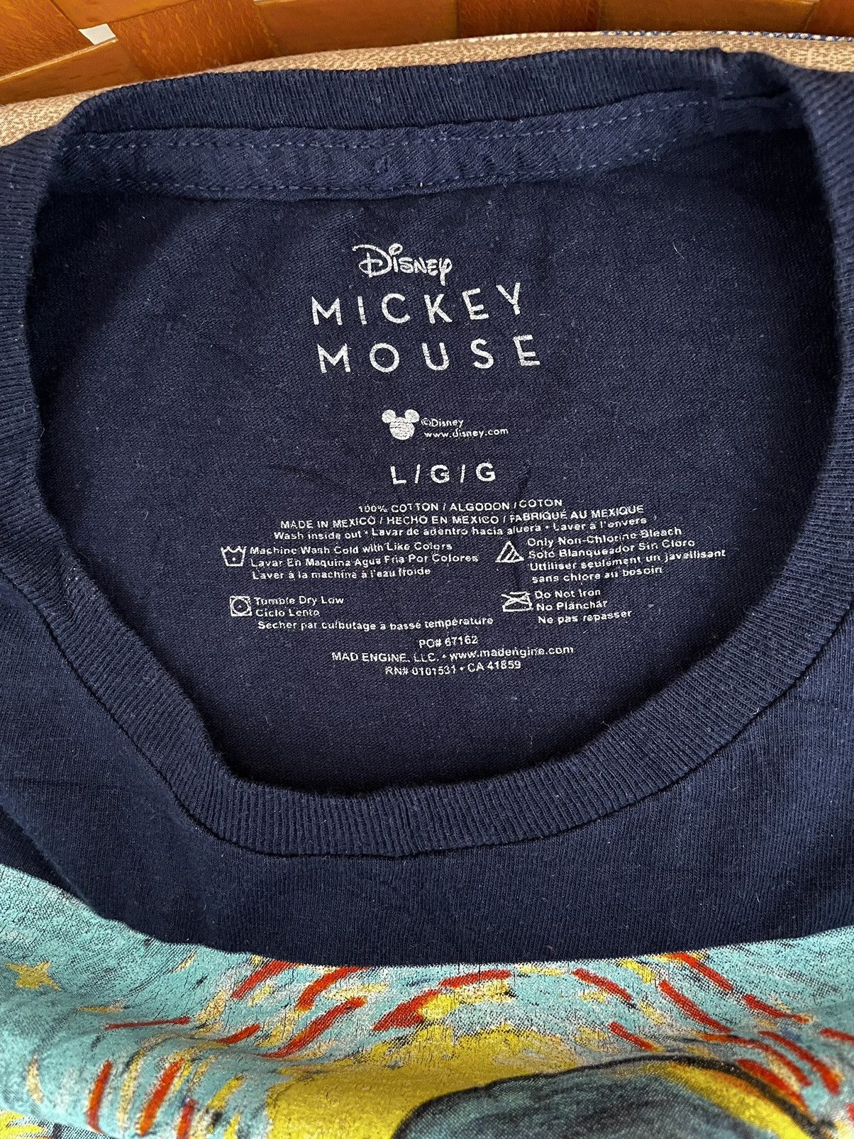 Disney MICKEY MOUSE VAN GOGH STARRY NIGHT Size US L / EU 52-54 / 3 - 4 Thumbnail