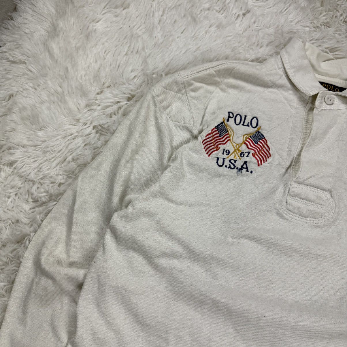 Polo Ralph Lauren Polo Ralph Lauren Vintage Sweatshirt USA Regby 00s Streetwea Size US M / EU 48-50 / 2 - 5 Thumbnail