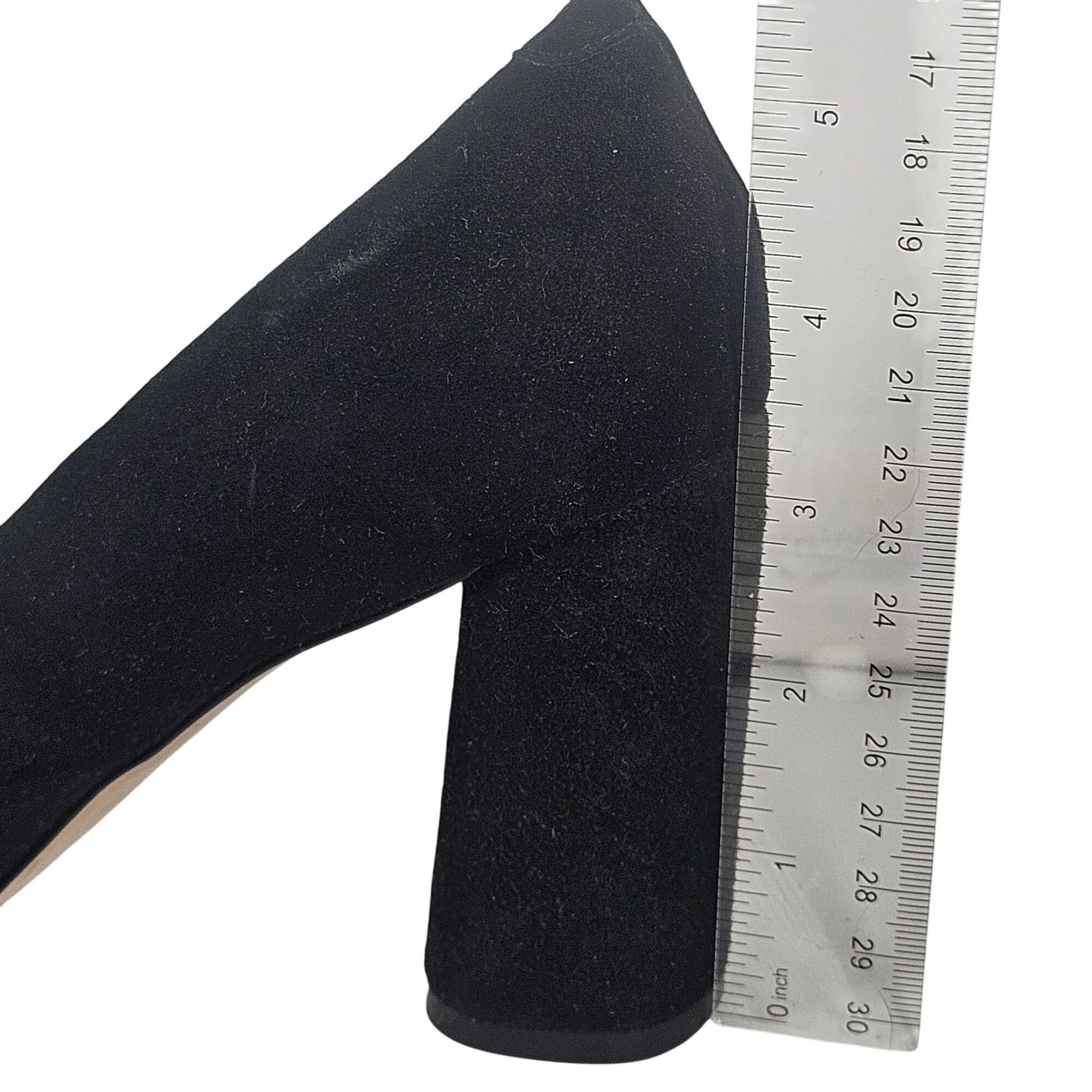 Other ISOLA Women Black Suede Heels 6.5M –3” Classic Pump, Quiet L Size US 6.5 / IT 36.5 - 6 Thumbnail
