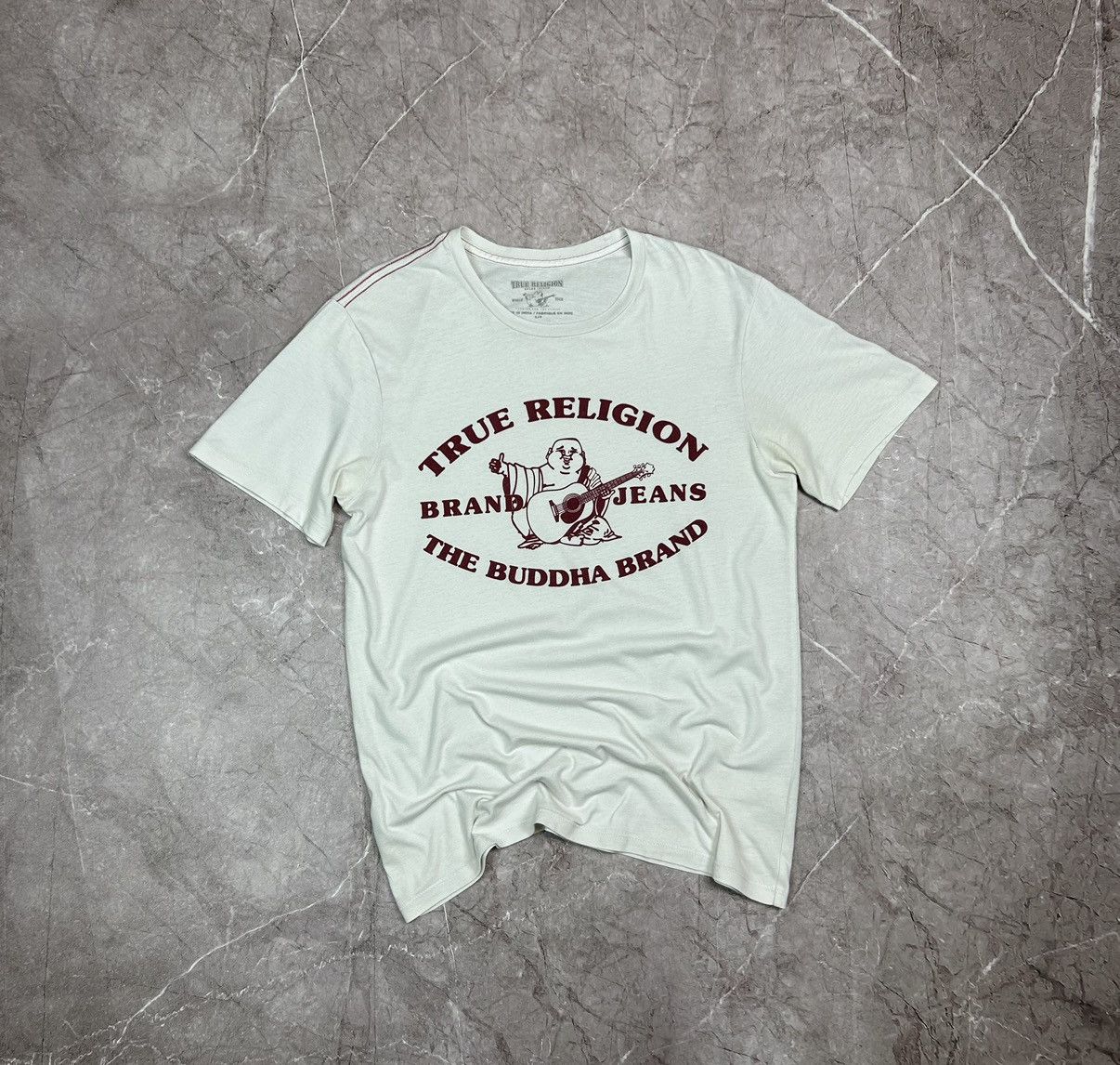 True Religion × Vintage True Religion Black Logo T Shirt Size US S / EU 44-46 / 1 - 2 Thumbnail