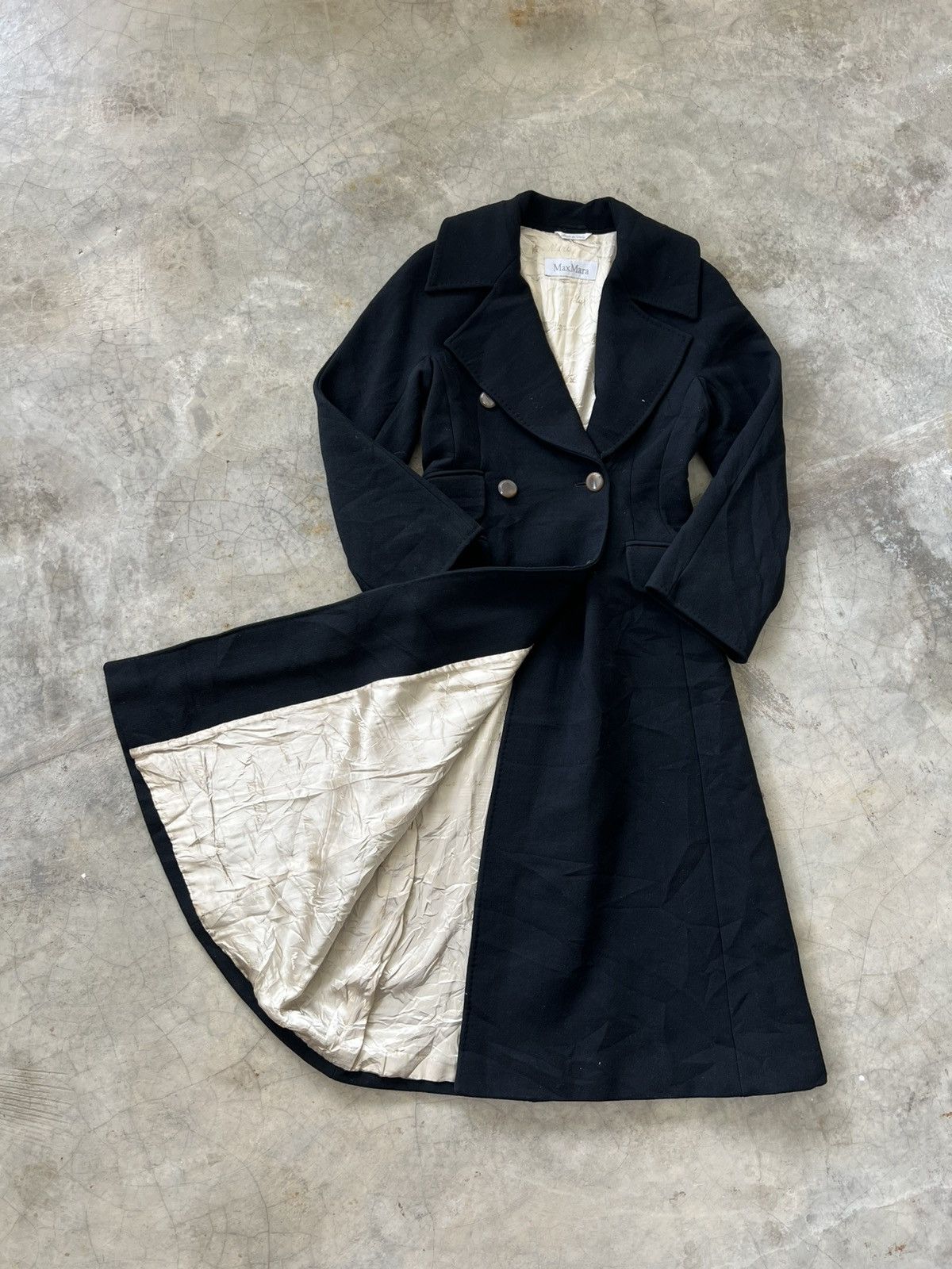Max Mara MAX MARA DOUBLE-BREASTED COAT Size S / US 4 / IT 40 - 4 Thumbnail