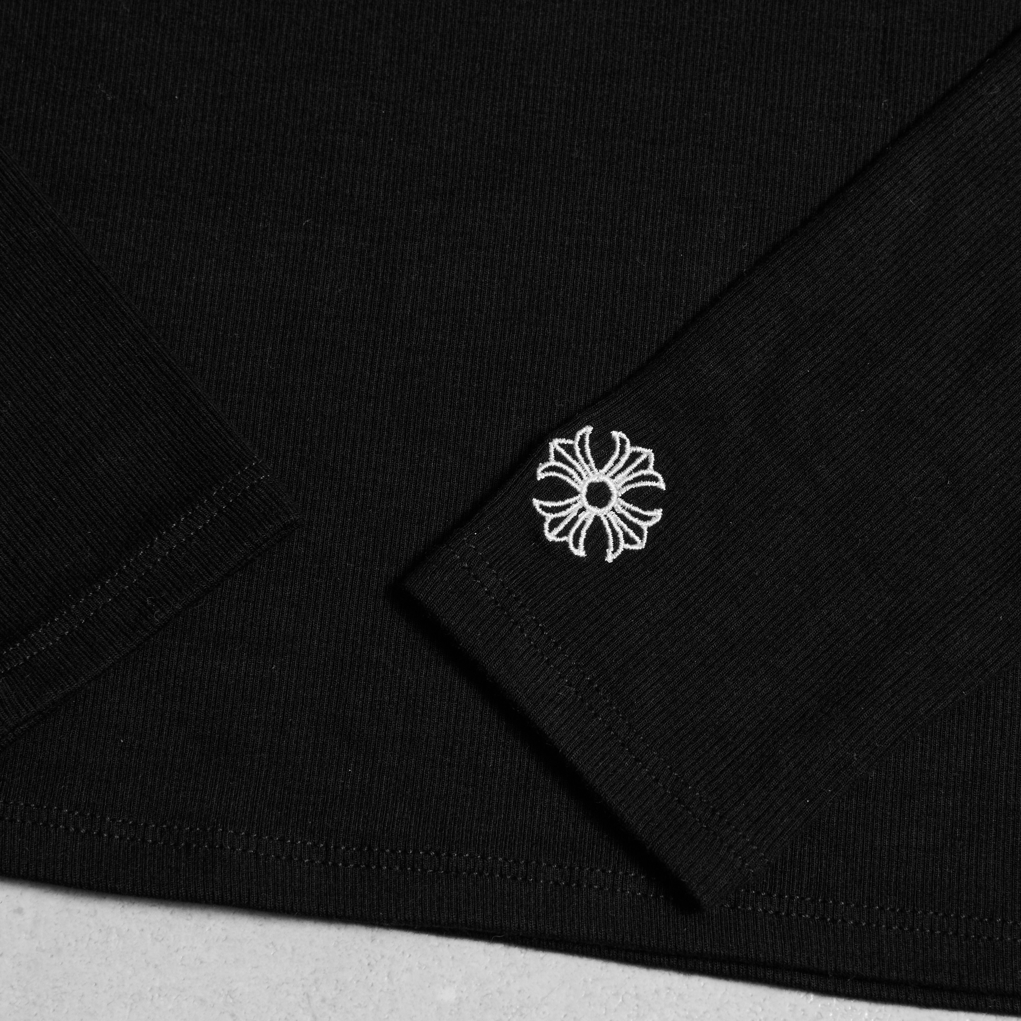 Chrome Hearts CHROME HEARTS Bad Seed CH Embroidered Black Long Sleeve Size S / US 4 / IT 40 - 5 Thumbnail