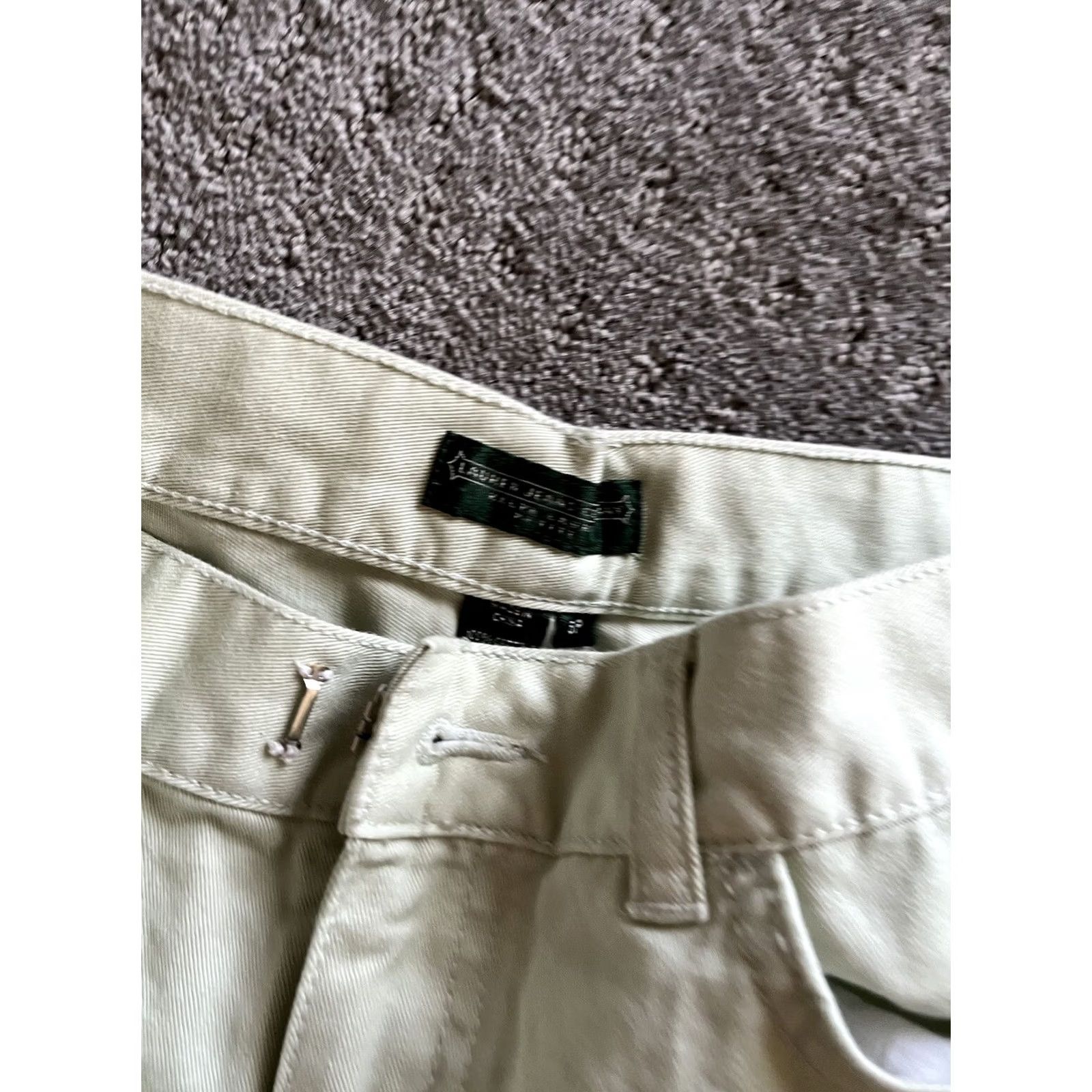 Ralph Lauren Lauren Jeans Co. Jeans Womens 6P Petite Green Capris Mid Rise Preppy Casual Pants Mens? Size 28" / US 6 / IT 42 - 3 Thumbnail