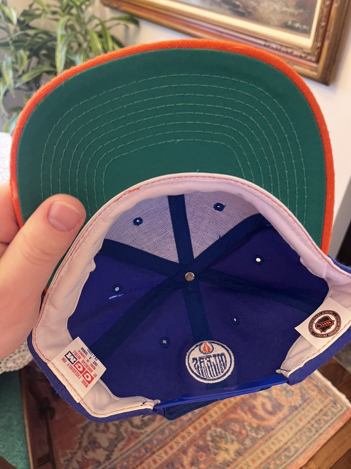 Ccm Edmonton Oilers Vintage Graffiti Snapback Ccm Size ONE SIZE - 5 Thumbnail