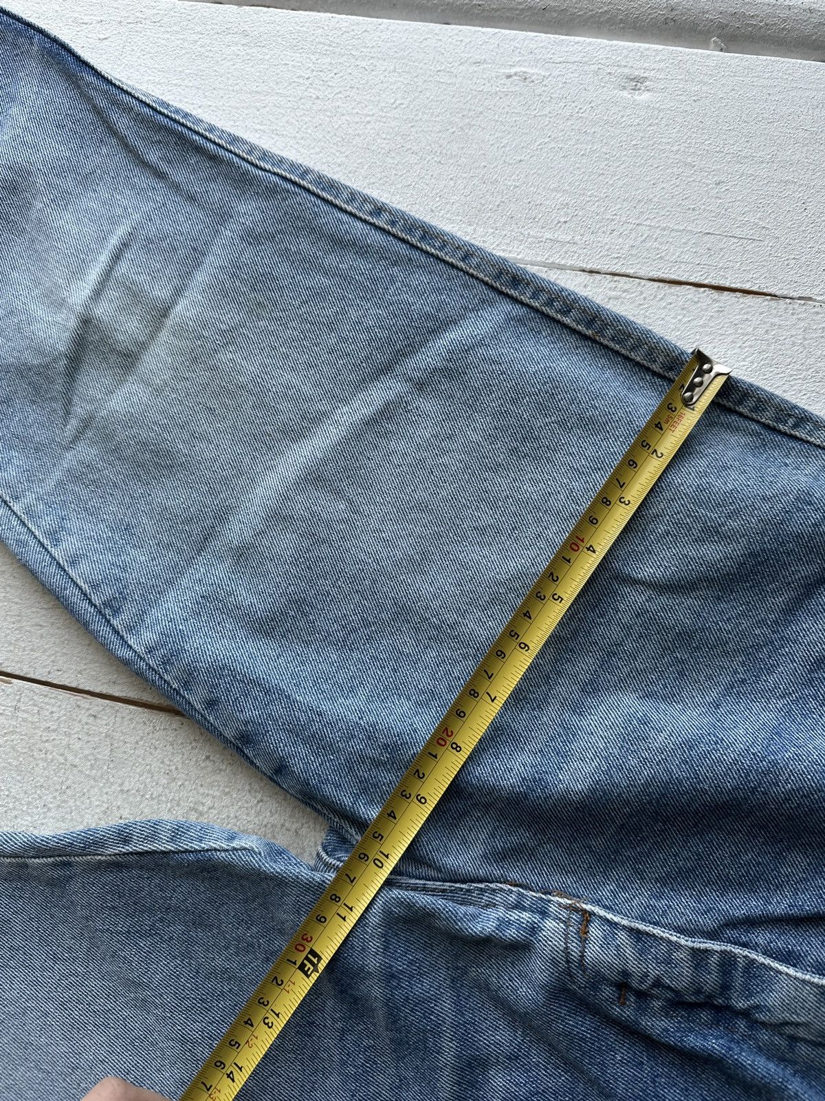 Giorgio Armani VNTG🚨90s Armani Jeans Denim blue Mens Pants Size US 30 / EU 46 - 16 Thumbnail