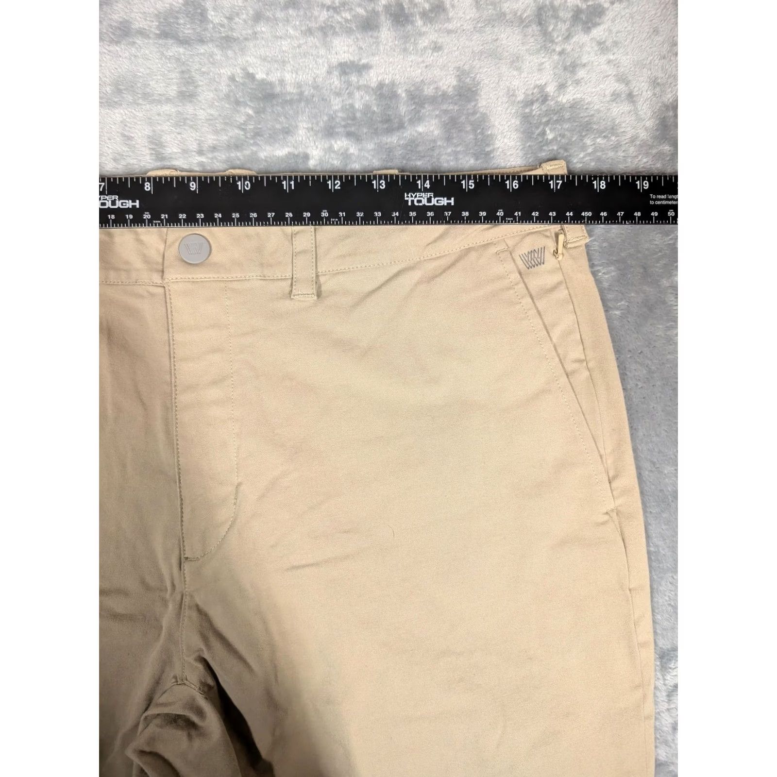 Vintage Mack Weldon Pants Mens 34x34 Beige Stretch Chino Golf Casual Performance Shirt Size US 34 / EU 50 - 2 Thumbnail