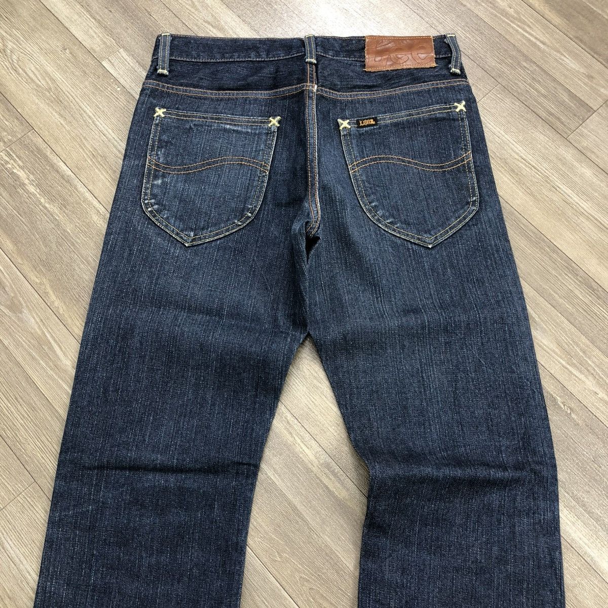 If Six Was Nine × Le Grande Bleu (L.G.B.) × Lee 🇯🇵 2000s Lee Riders Lgb Goa Distressed Bootcut Flared Jeans Size 28" / US 6 / IT 42 - 13 Thumbnail