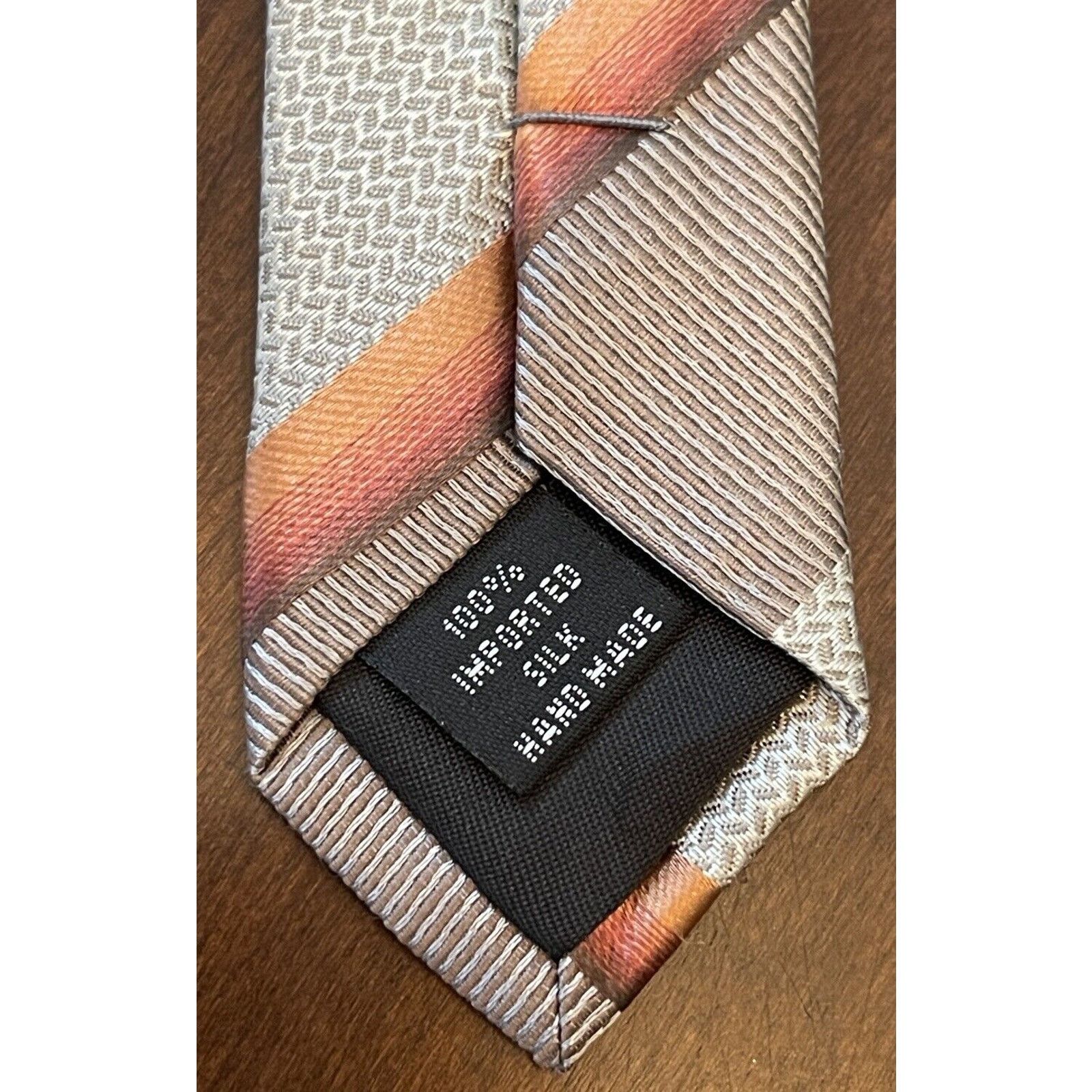 Kenneth Cole Kenneth Cole Reaction Orange Hand Made Imported Silk China Size ONE SIZE - 7 Thumbnail
