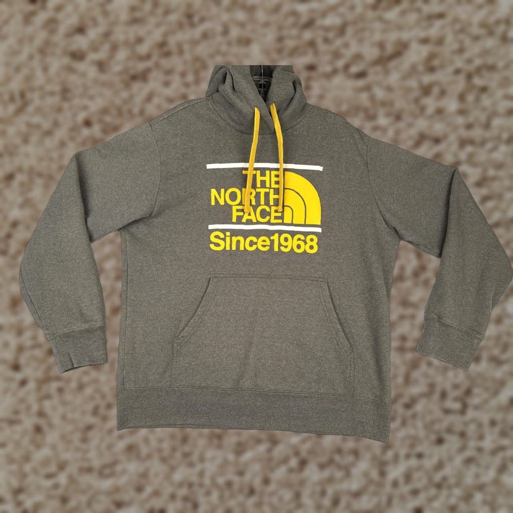 The North Face VINTAGE The North Face Hoodie Mens Large Gray Since 1968 Graphic Pullover Sweater Size US L / EU 52-54 / 3 - 1 Thumbnail