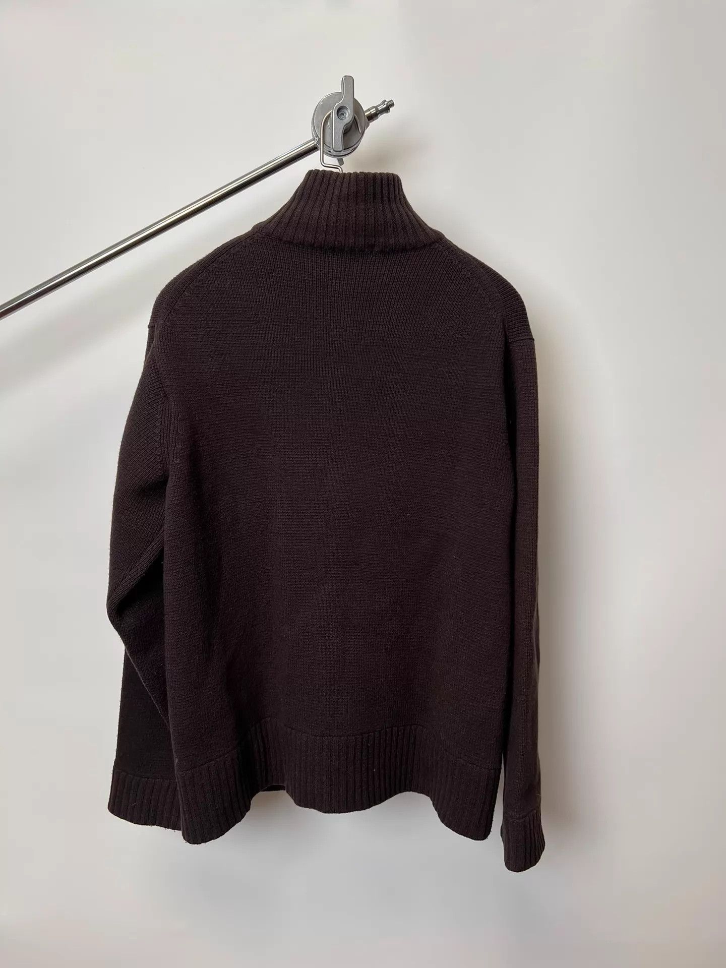 Yohji Yamamoto Yohji Yamamoto YS Man Wool-Blend Knit Cardigan Size US L / EU 52-54 / 3 - 6 Thumbnail