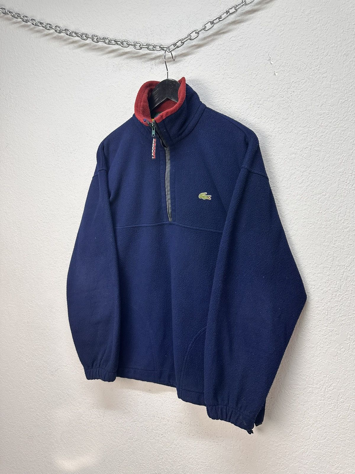 Lacoste Vintage Lacoste 1/3 zip fleece Sweater Y2K streetwear Ralph Size US M / EU 48-50 / 2 - 5 Thumbnail