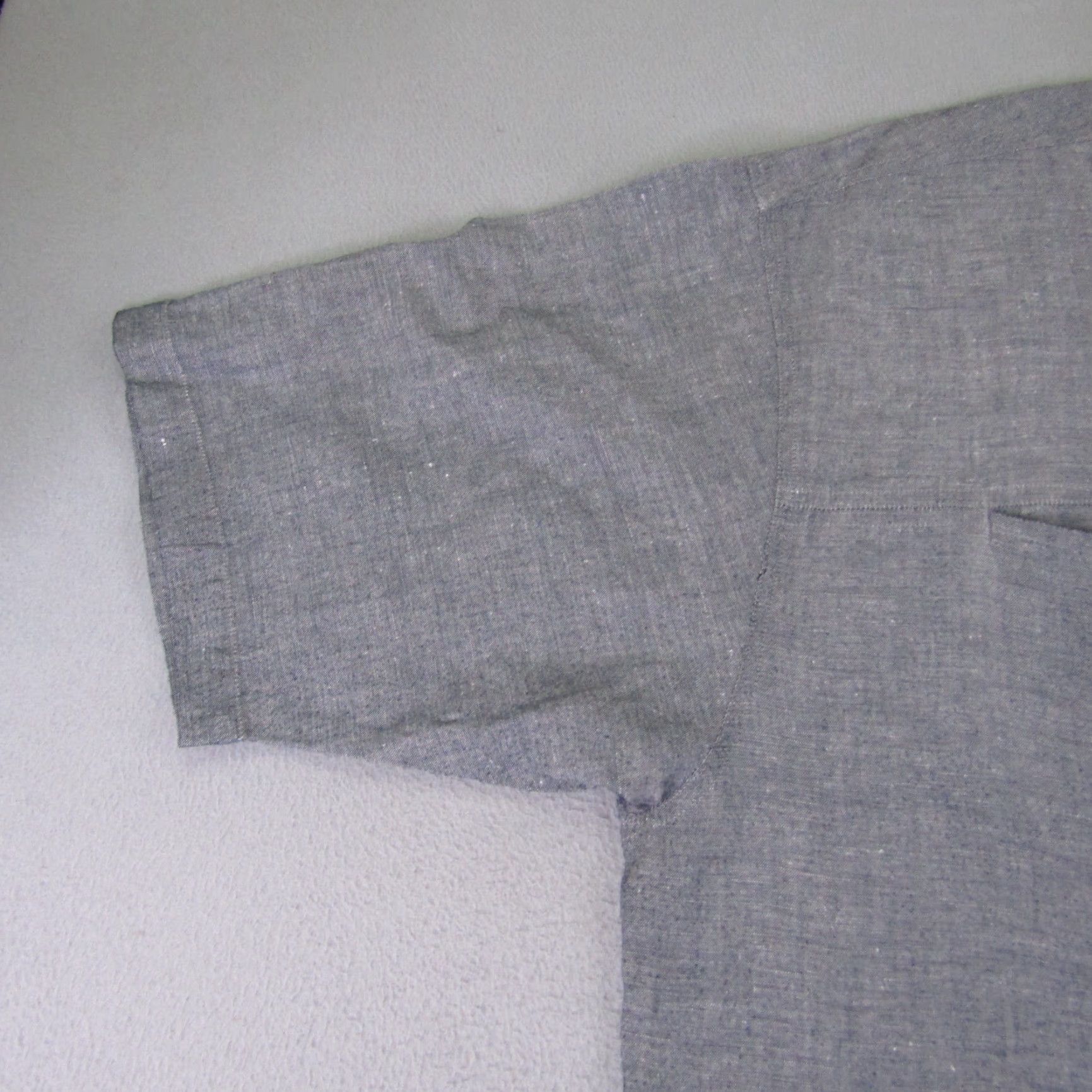 Vintage VINTAGE Mecca Shirt Mens 2XL Gray Button Up Linen Blend Camp Casual Y2K Size US XXL / EU 58 / 5 - 3 Thumbnail
