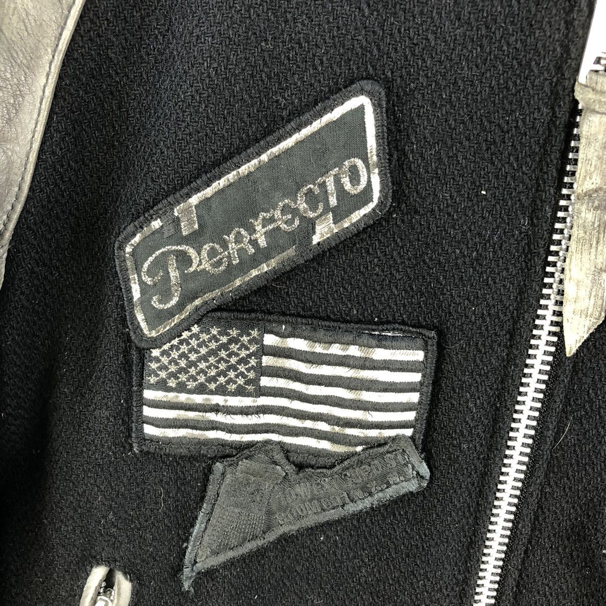 Schott Vintage Schott Cowhide Sleeve With Patches Biker Jacket Size US S / EU 44-46 / 1 - 12 Thumbnail