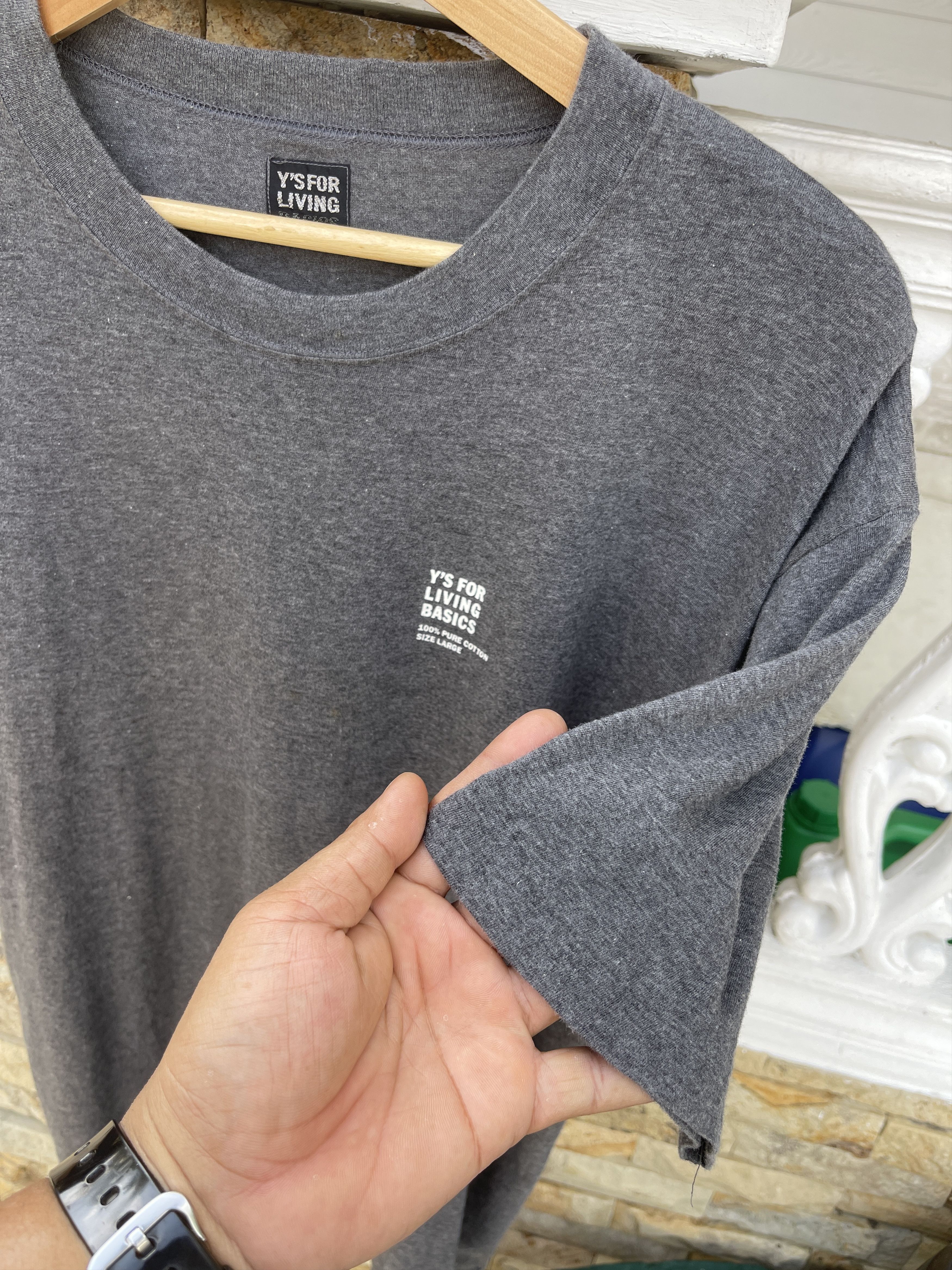 Y's for Men Last Drop🔥Rare🔥Vintage Ys For Living ,Yohji Yamamoto T-Shirt Size US L / EU 52-54 / 3 - 4 Thumbnail