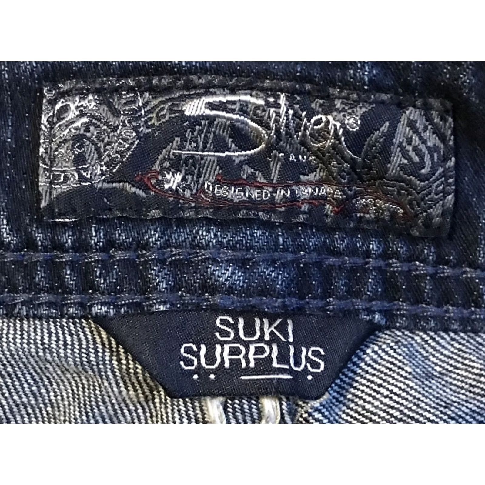 Vintage Silver Jeans Suki Surplus Bootcut Jeans Women W26 L32 Dark Wash Size 26" / US 2 / IT 38 - 4 Thumbnail