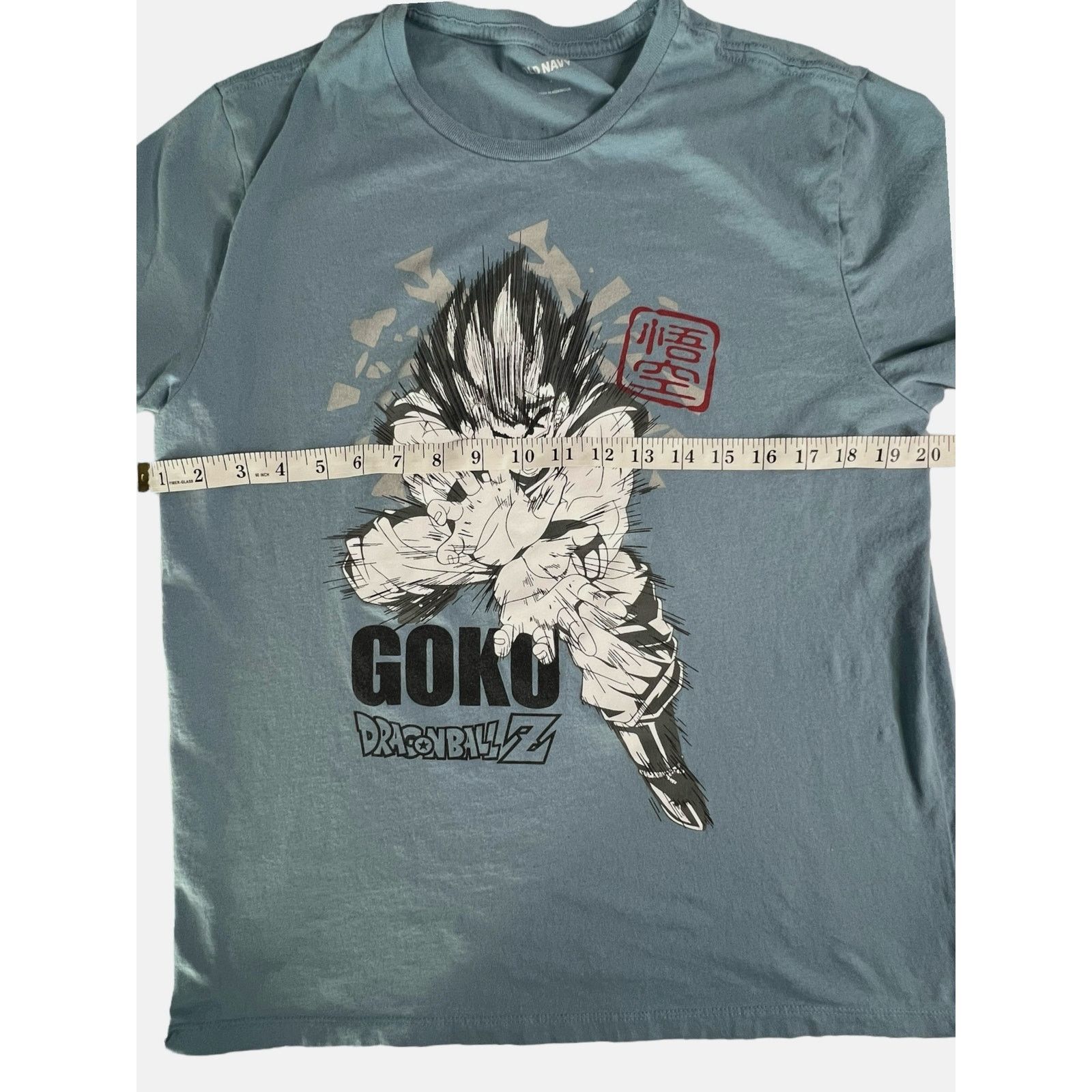 Old Navy Dragon Ball Z Goku Graphic Tee Medium Blue Anime Shirt Size US M / EU 48-50 / 2 - 8 Thumbnail