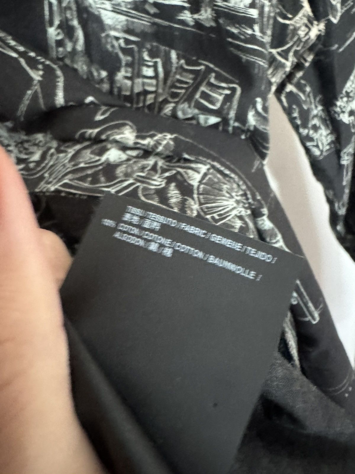 Saint Laurent Paris Day of Dead Skeleton Shirt Size US M / EU 48-50 / 2 - 4 Thumbnail