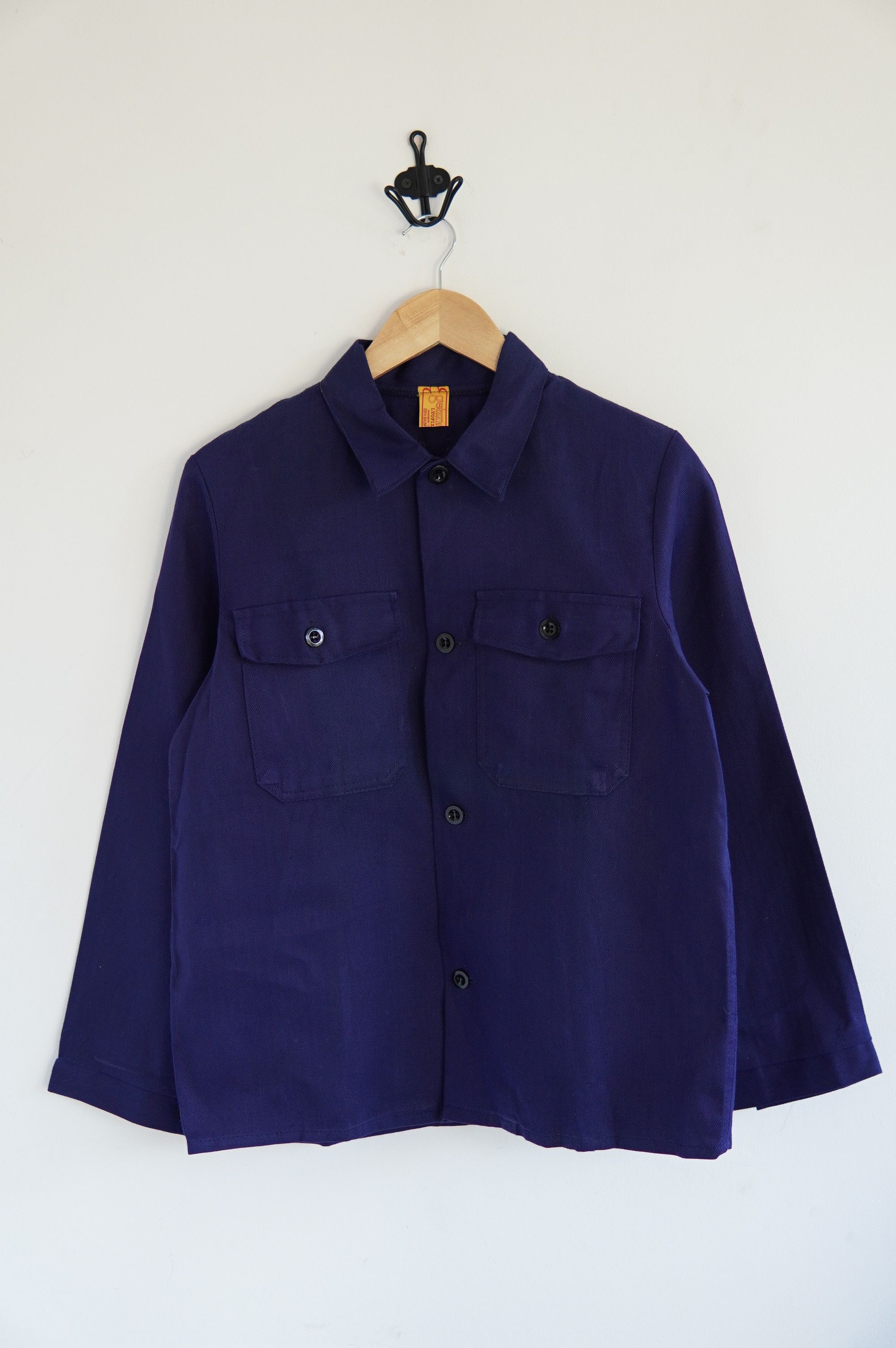 Le Laboureur Vintage Deadstock Chore French Worker Jacket Size US S / EU 44-46 / 1 - 1 Thumbnail