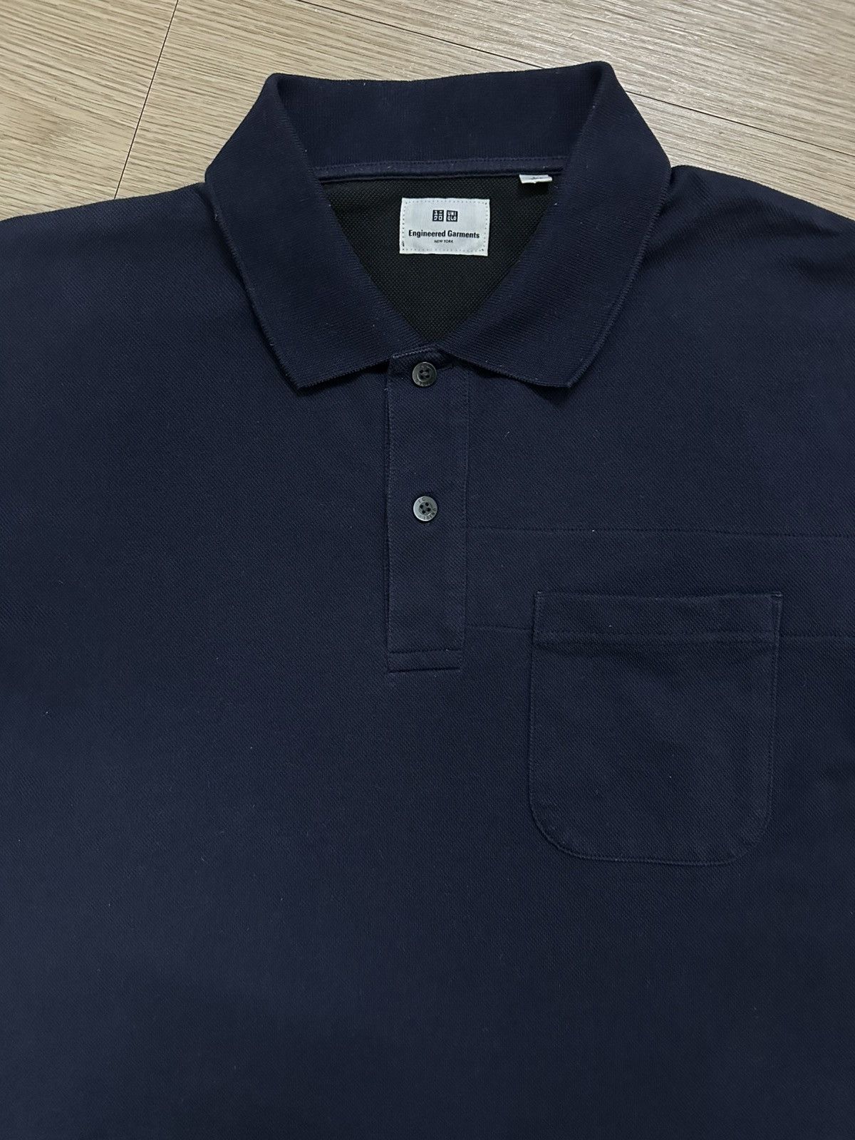Beauty Beast × Engineered Garments × Uniqlo Rare And Beautiful Uniqlo Engineered Garments Polo Tee Size US L / EU 52-54 / 3 - 3 Thumbnail