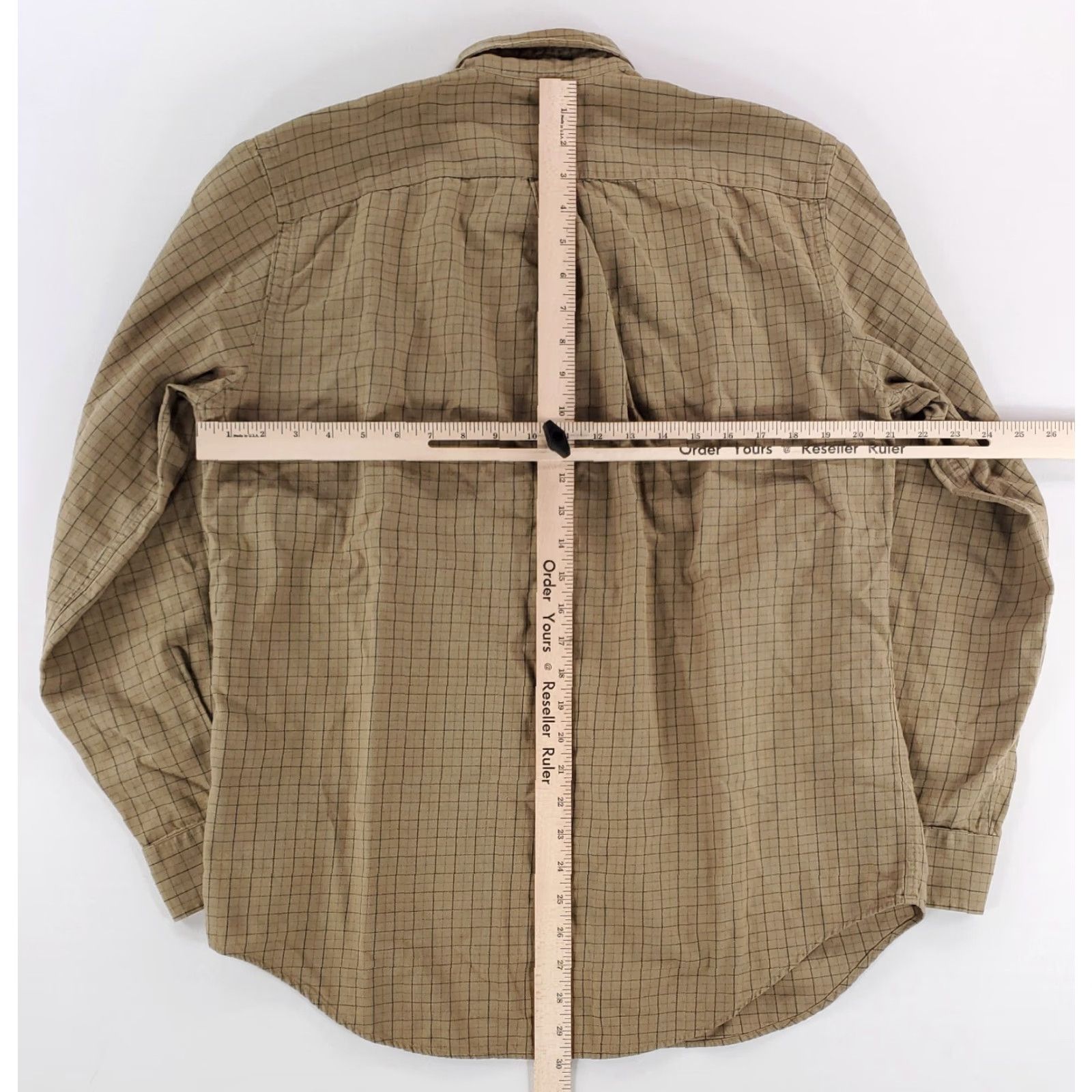 Lands' End VINTAGE Lands' End VTG 90s Viyella Button-Down Shirt Brown Check Plaid Mens M Size US M / EU 48-50 / 2 - 4 Thumbnail