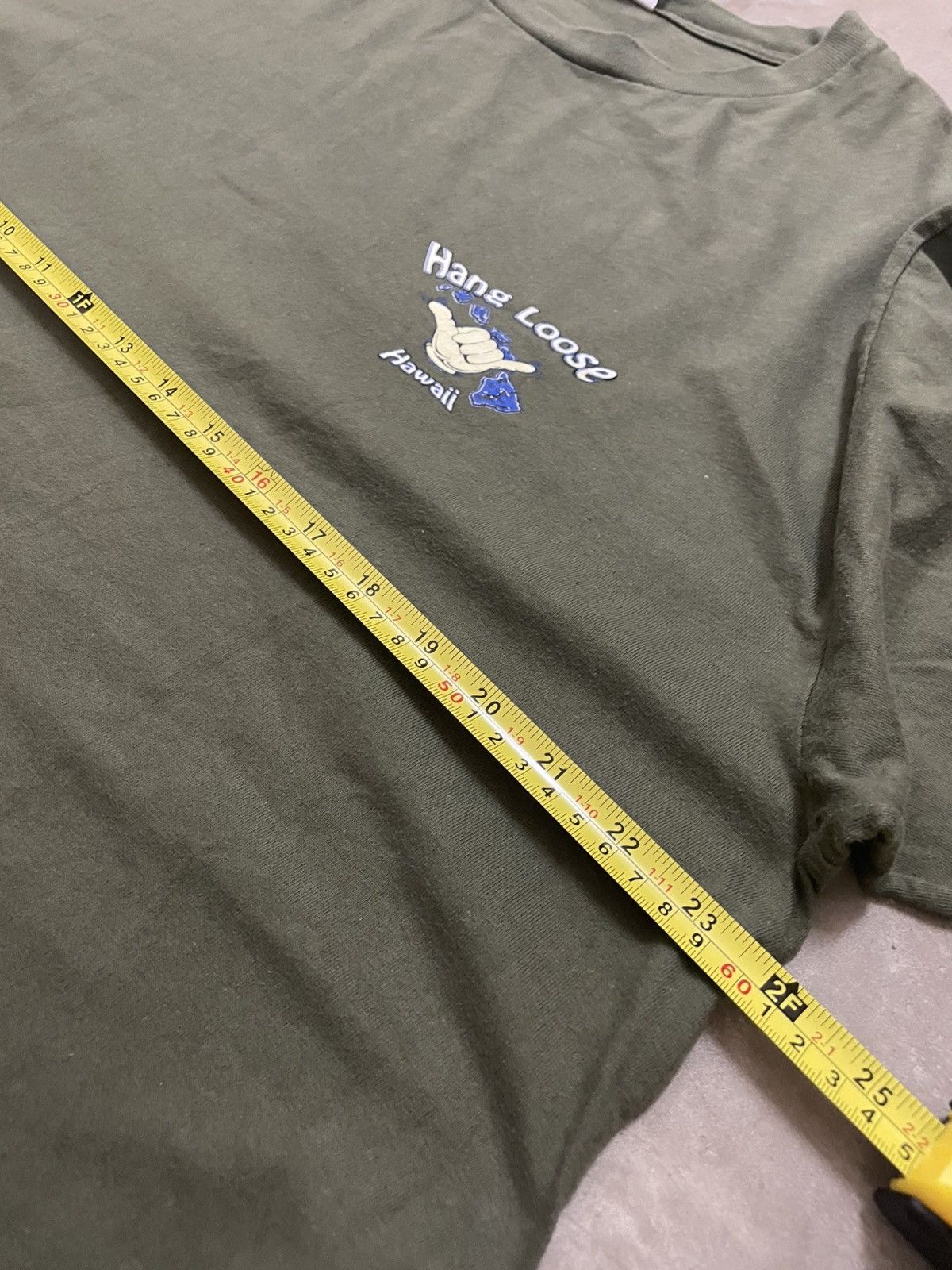 Vintage Hang Loose Hawaii 90s Oversized Tshirt Size US XL / EU 56 / 4 - 8 Thumbnail