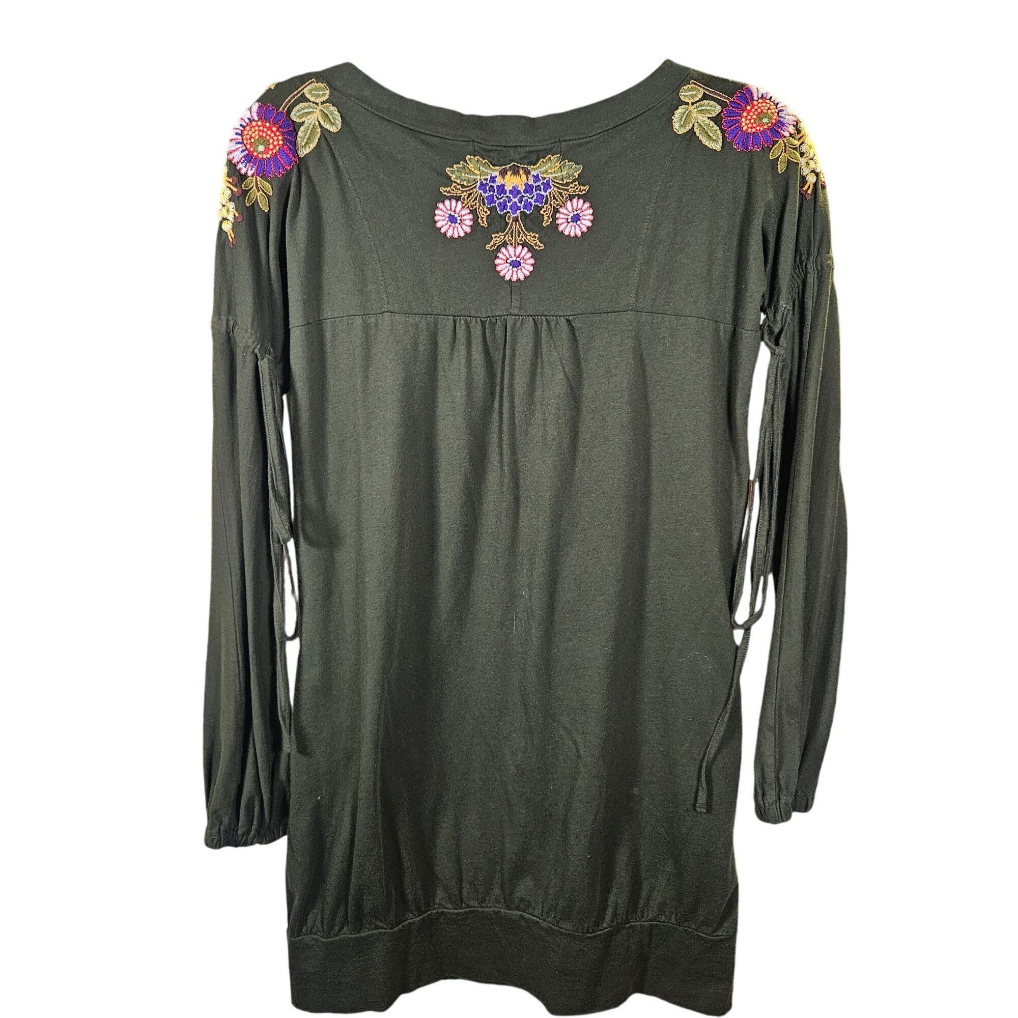 Johnny Was Johnny Was Women Embroidered Tunic Top S Folkcore Fall Whims Size S / US 4 / IT 40 - 3 Thumbnail