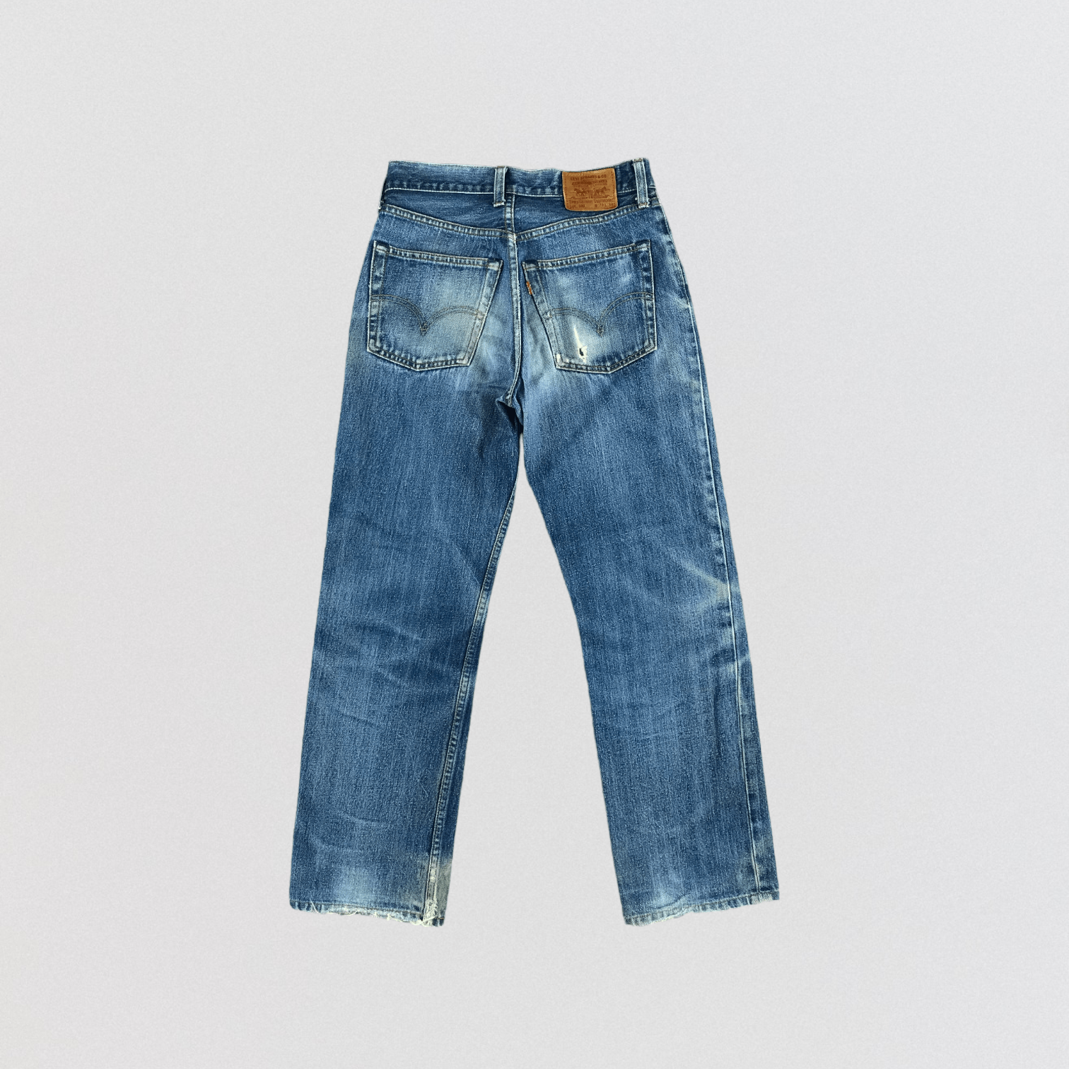 Levi's × Vintage 90s Vintage Blue Wash Levis 502 Jeans-JM2787 Size US 28 / EU 44 - 2 Thumbnail