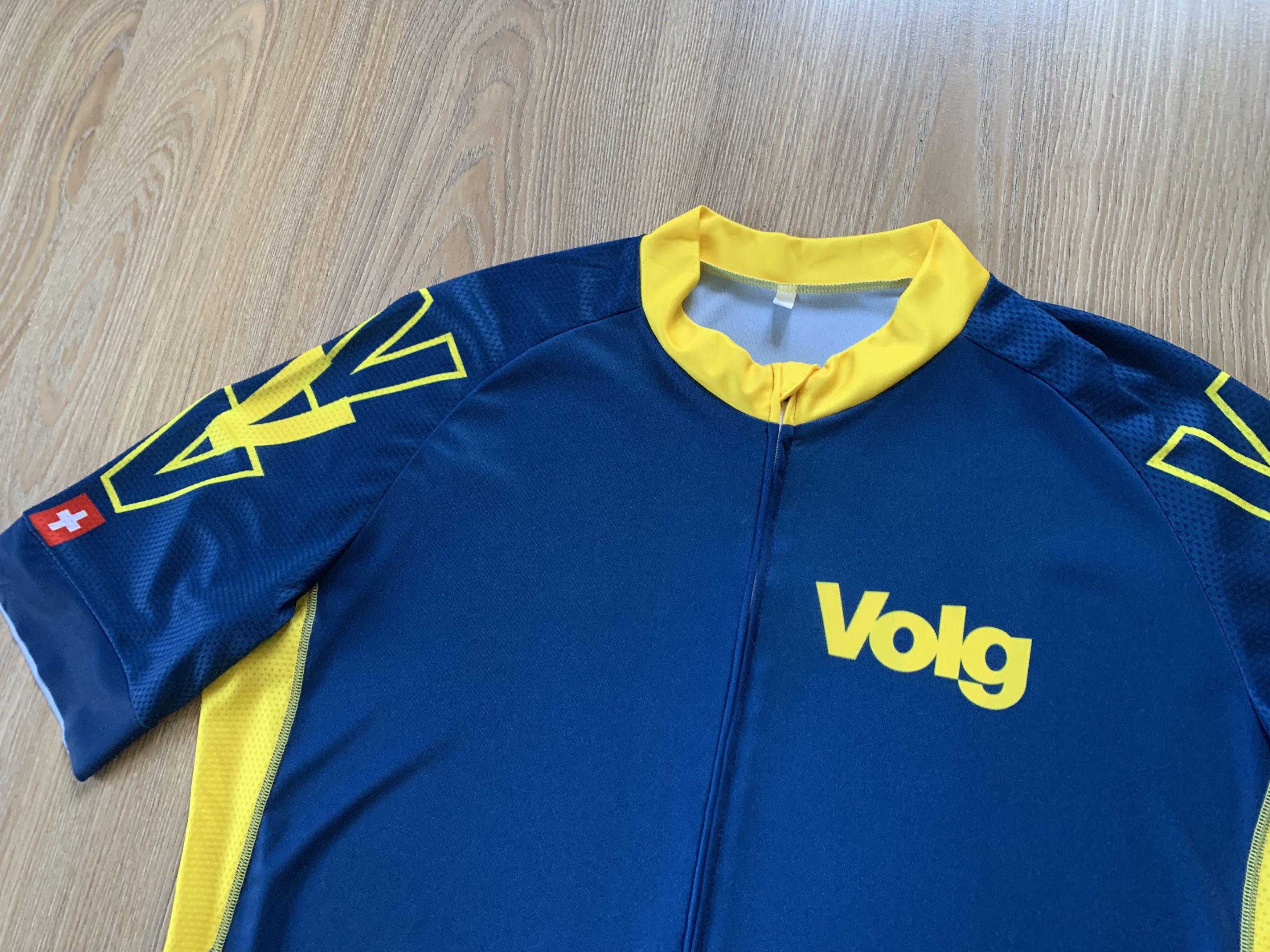 Bicycle Volg Men's Short Sleeve Full Zip Cycling Jersey Top Size US XXL / EU 58 / 5 - 4 Thumbnail