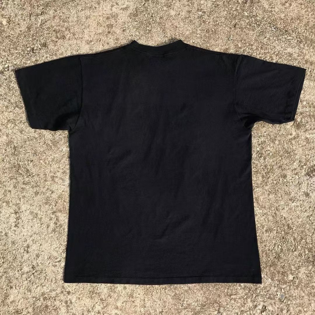 Japanese Brand × Vintage Black street hip-hop retro kids printed cotton t-shirt Size US M / EU 48-50 / 2 - 2 Thumbnail
