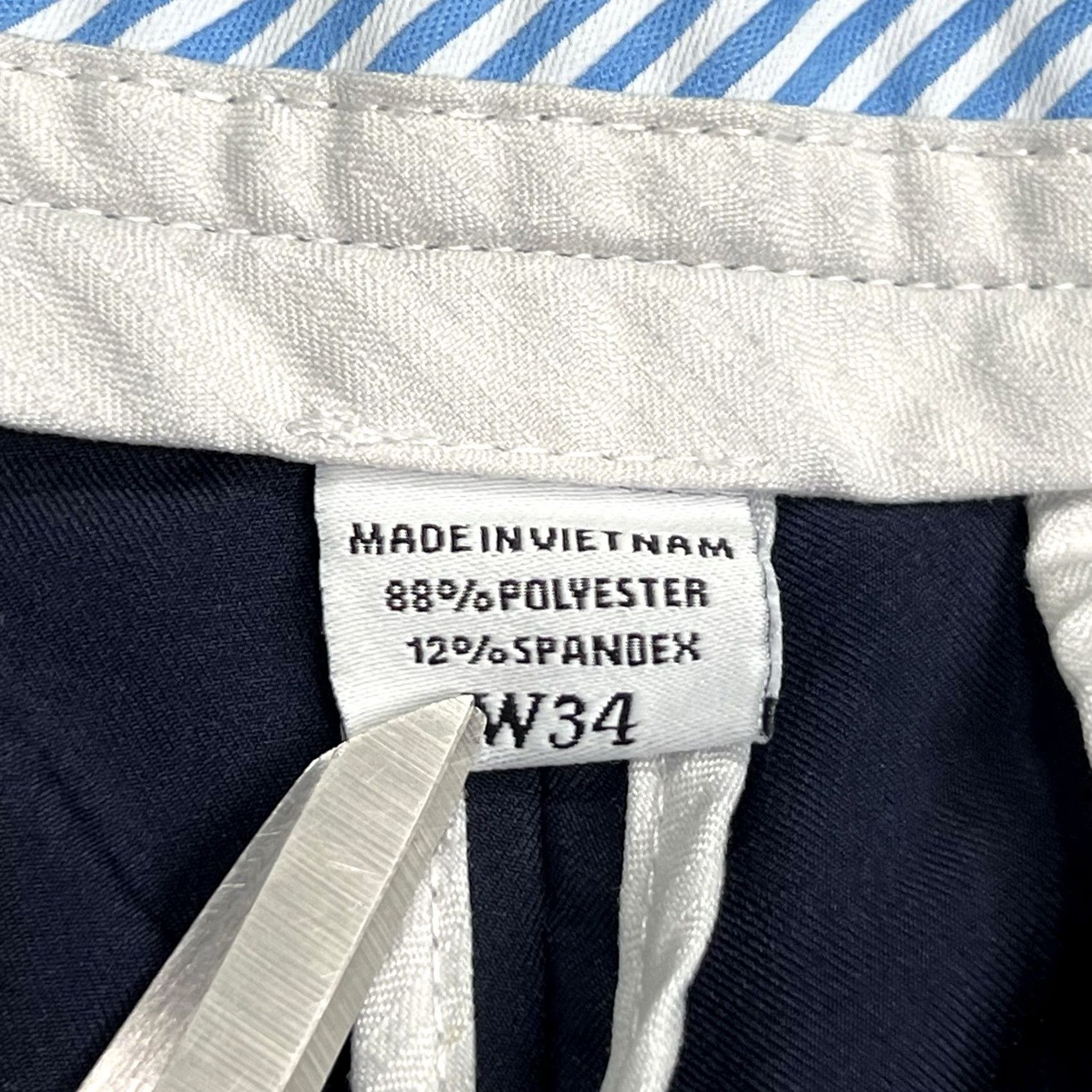 Footjoy FootJoy Golf Shorts Men 34x10 Blue FJ Athletic Stretch Performance Flat Front Casual Workwear Shirt/Shorts Size US 34 / EU 50 - 7 Thumbnail