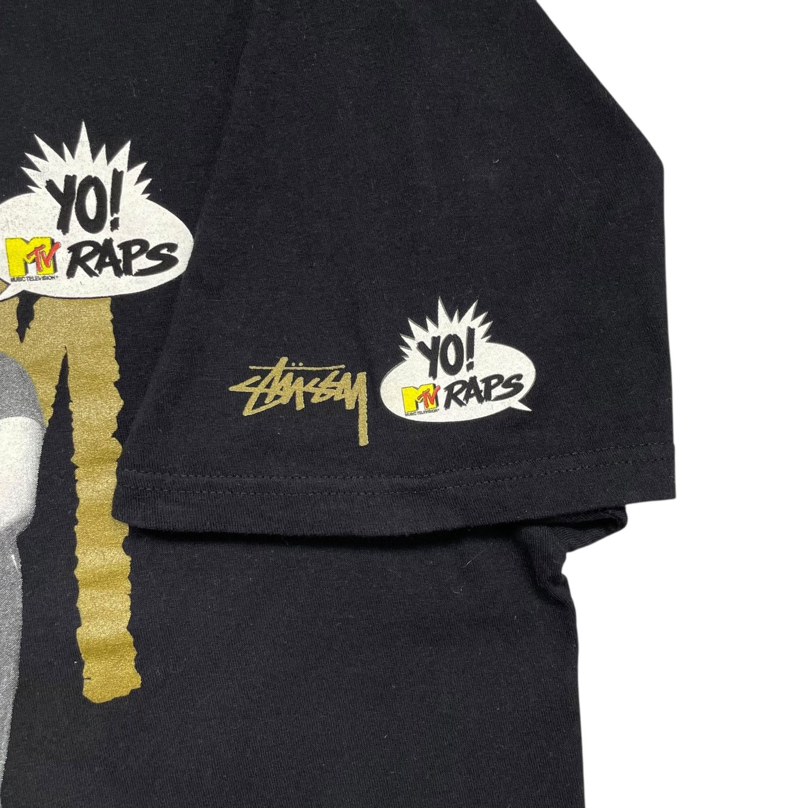 Stussy 00s YO MTV RAPS 2013 ERIC B & RAKIM HIP HOP T-SHIRT BLACK Size US L / EU 52-54 / 3 - 3 Thumbnail