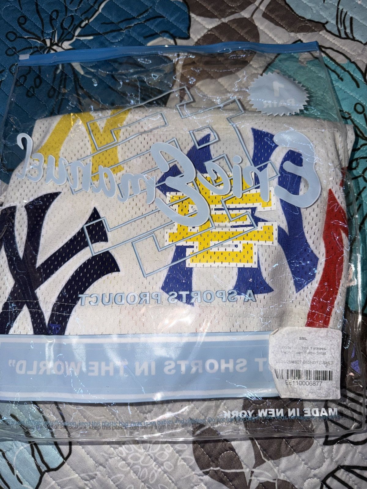 Eric Emanuel × MLB 25 EE NY ALL OVER SHORTS WHITE SMALL Size US 30 / EU 46 - 4 Thumbnail